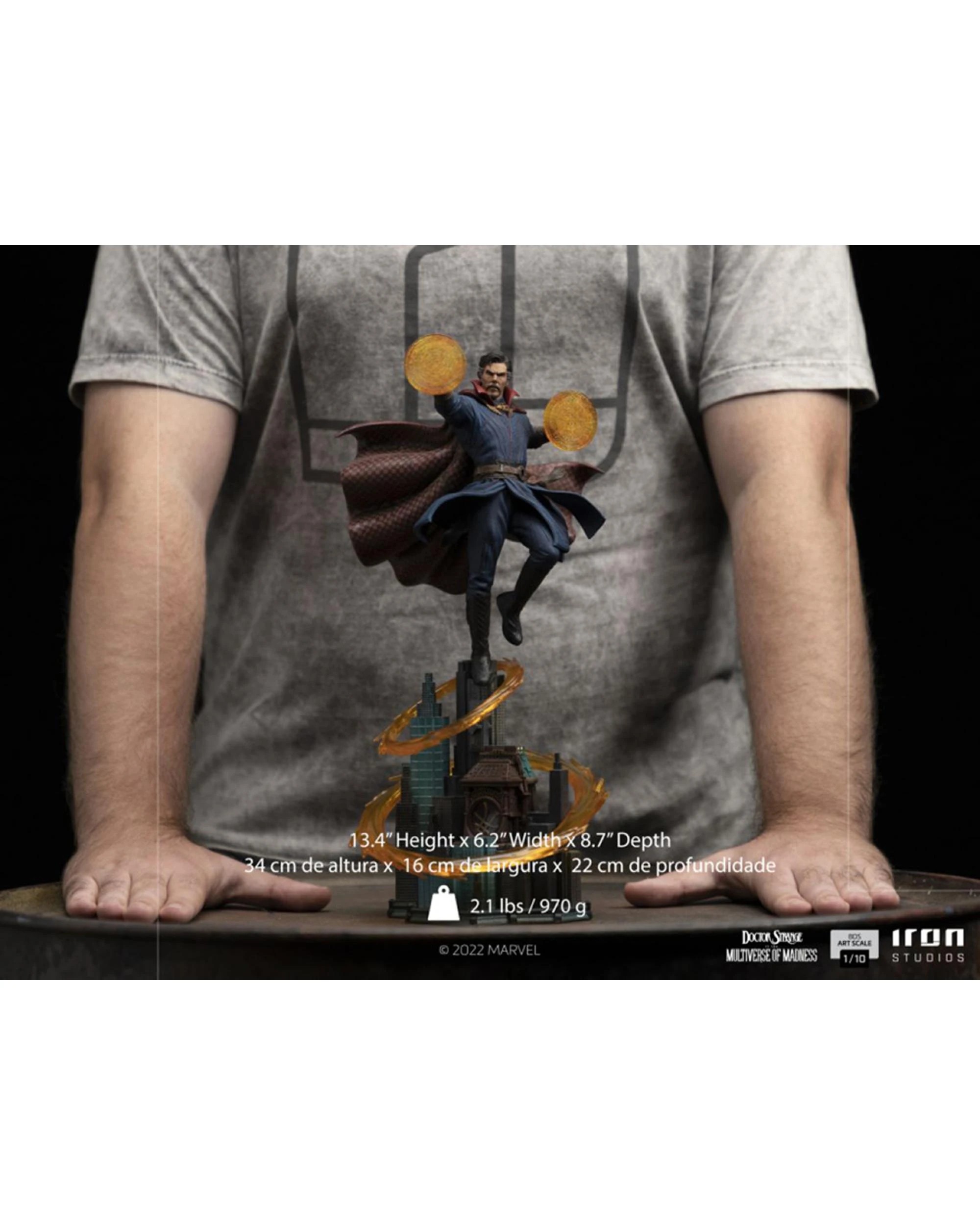 2 Doctor Strange: The Multiverse of Madness Stephen Strange BDS Art Scale 1/10 Statue, 2 of 7