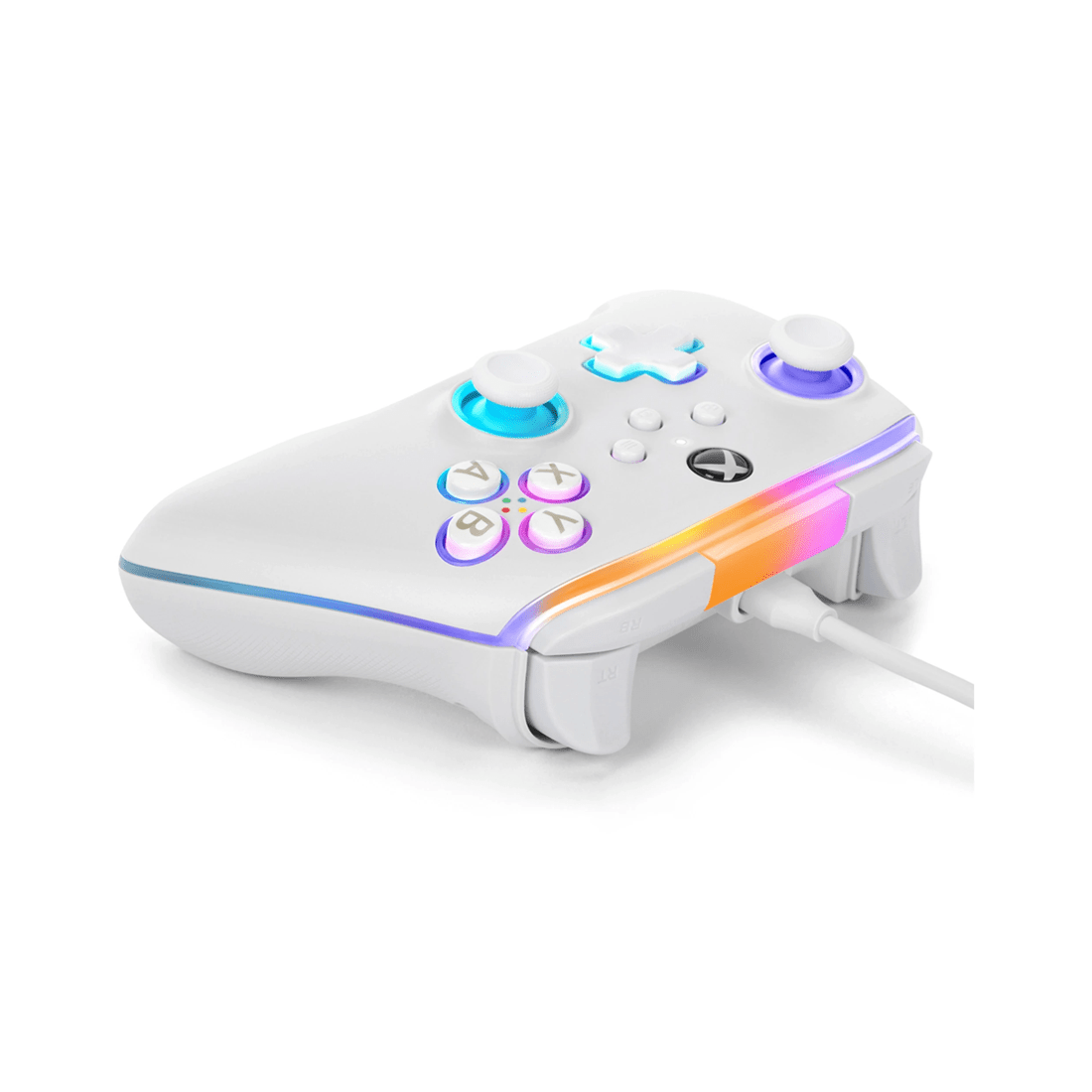 6 Powera Xbox Series S X Wired Console Gaming Controller Lumectra White 3m Cable - White, 6 of 8