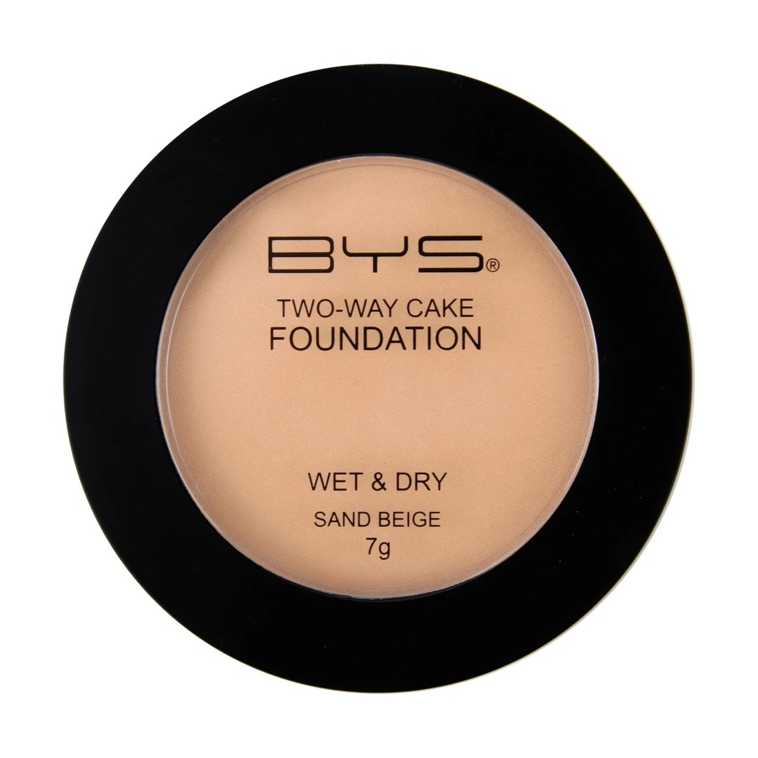 1 BYS Two Way Wet & Dry Foundation - 7g, Sand Beige, 1 of 2