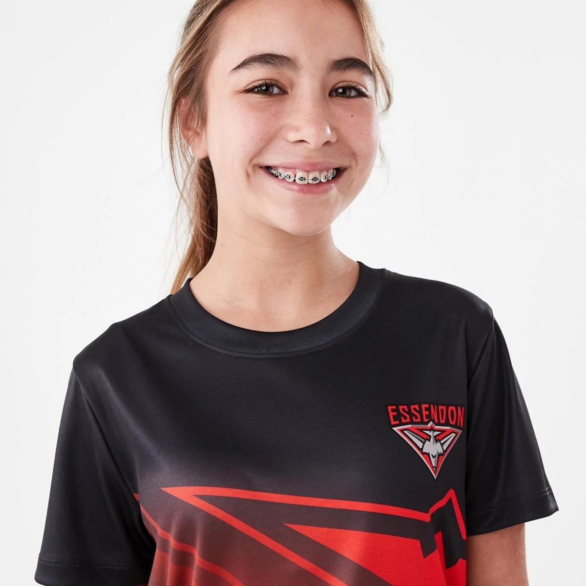 5 Official AFL Kids Training T-shirt Essendon, 5 of 10
