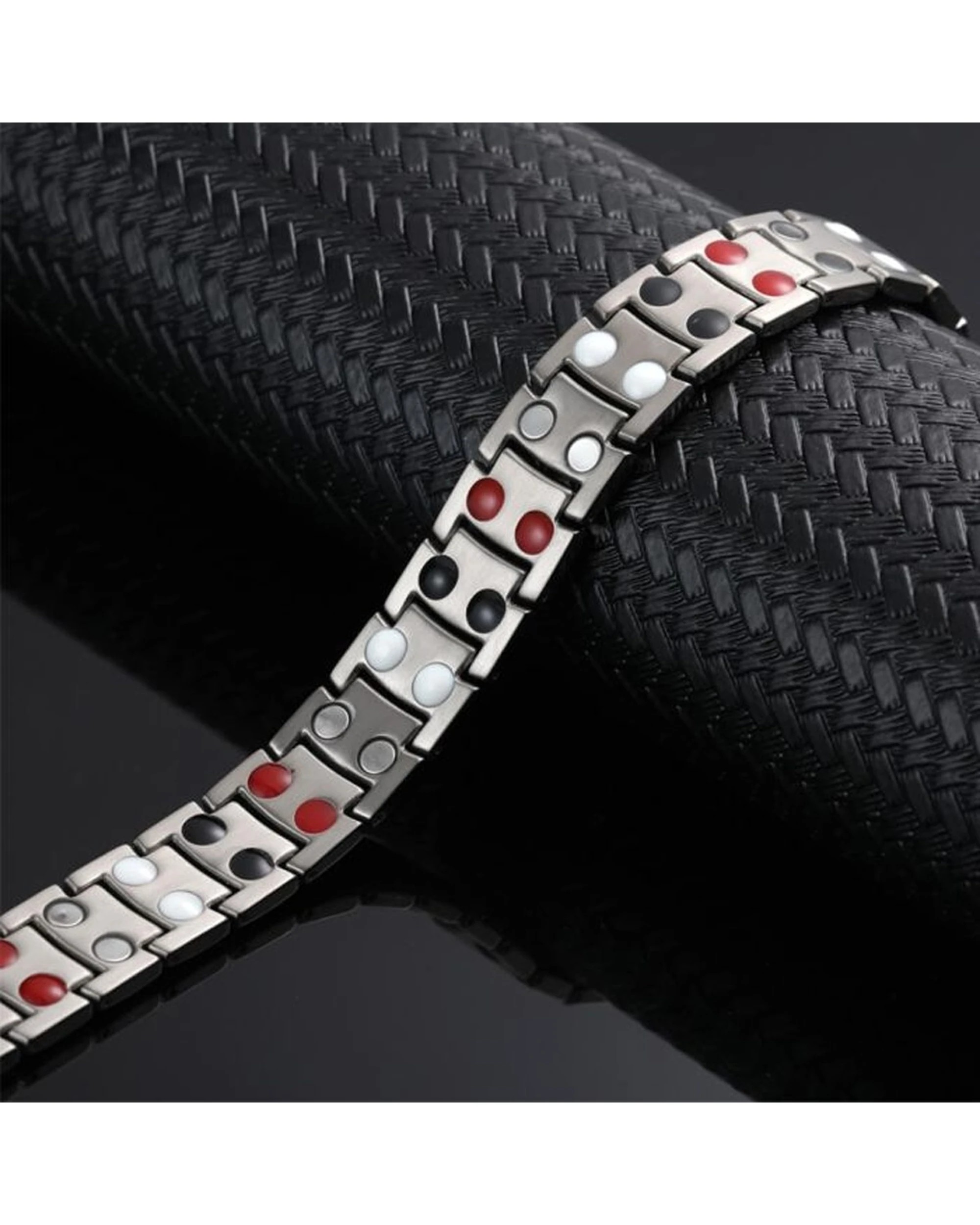 3 Activease Dick Wicks Titanium 4 Health Elements Bracelet One Size - Silver - Silver, 3 of 6