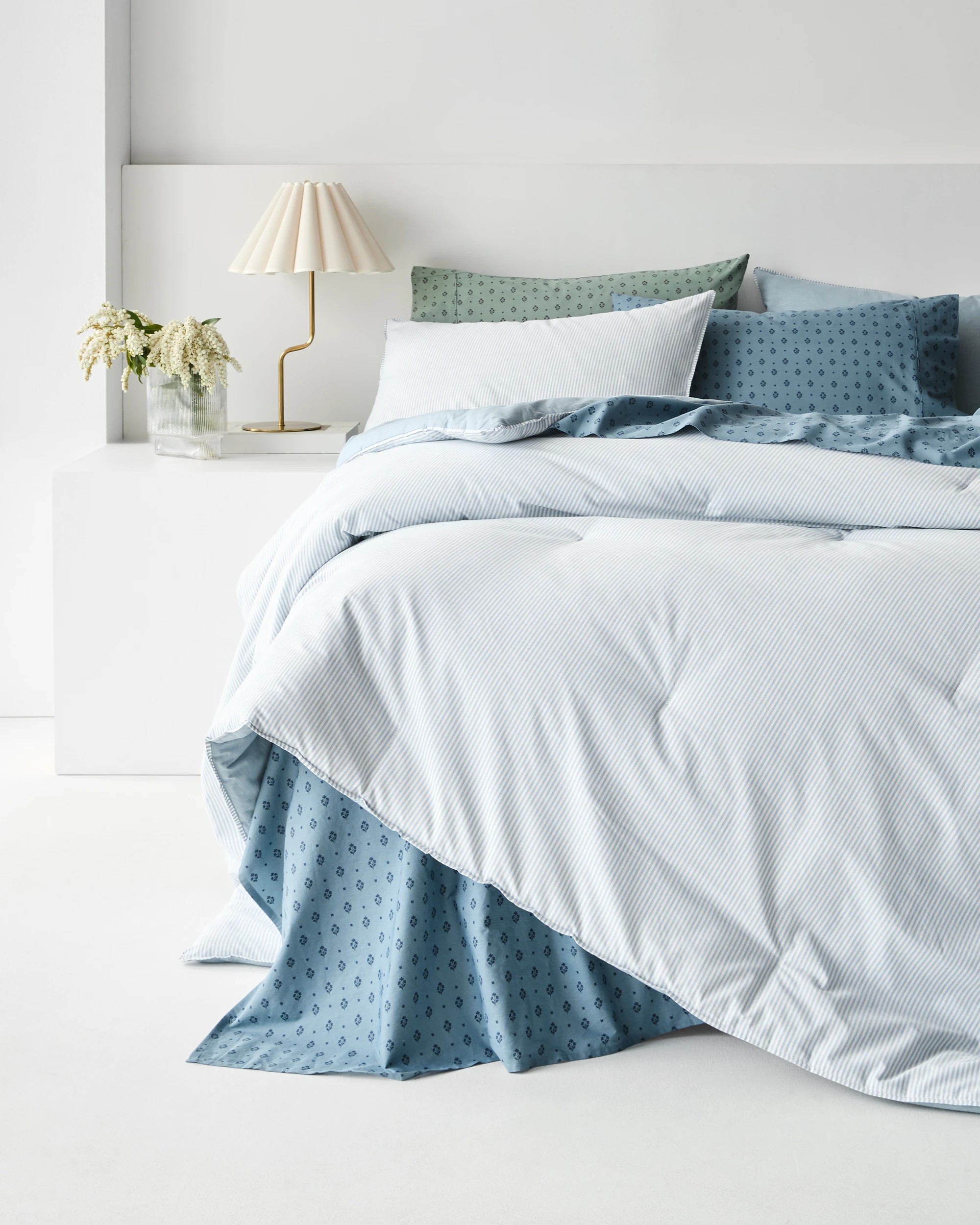1 Target Hampton Comforter Set - Double Bed - Blue, 1 of 9