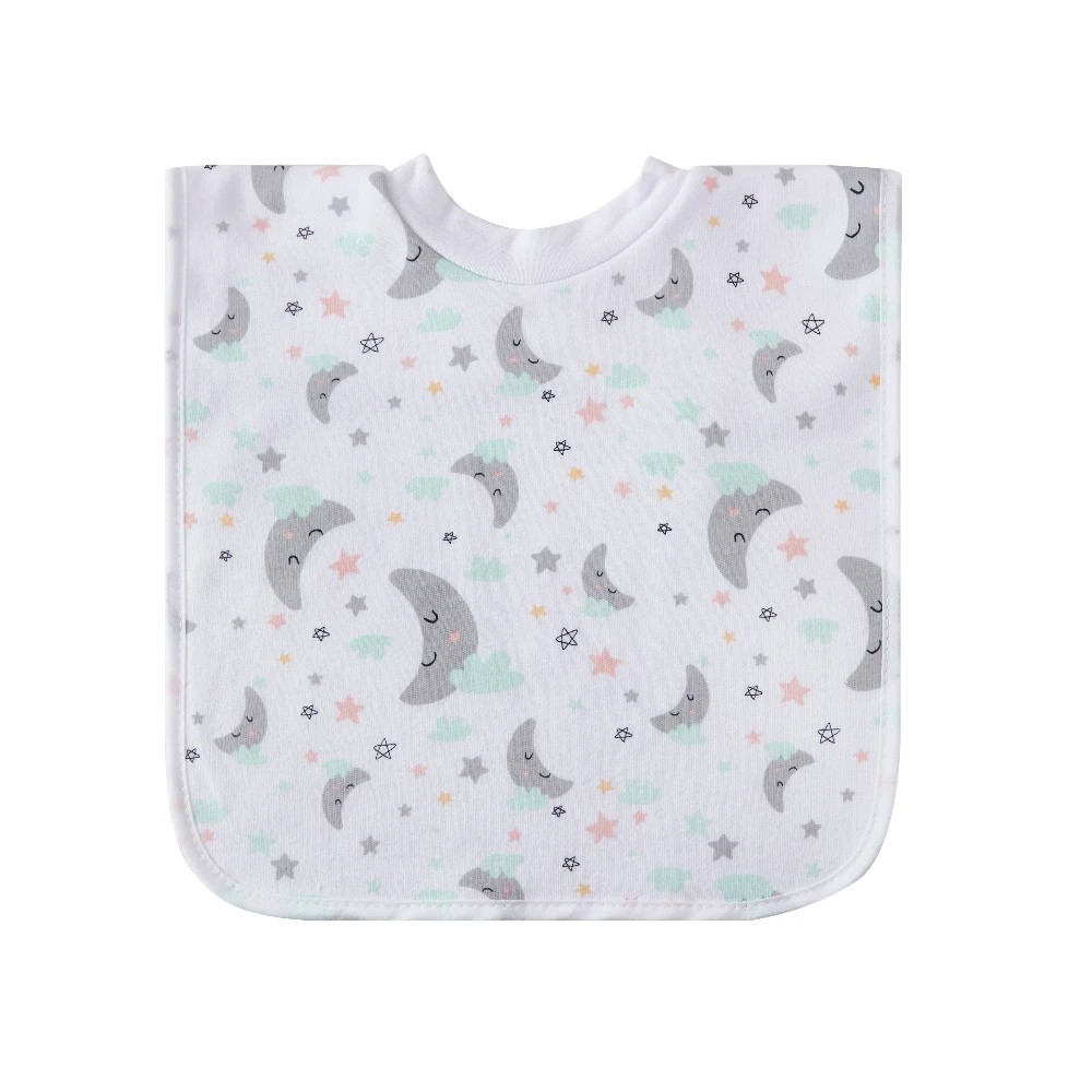 5 Big Softies 3 Pack Popover Bibs, Cloud, 5 of 5