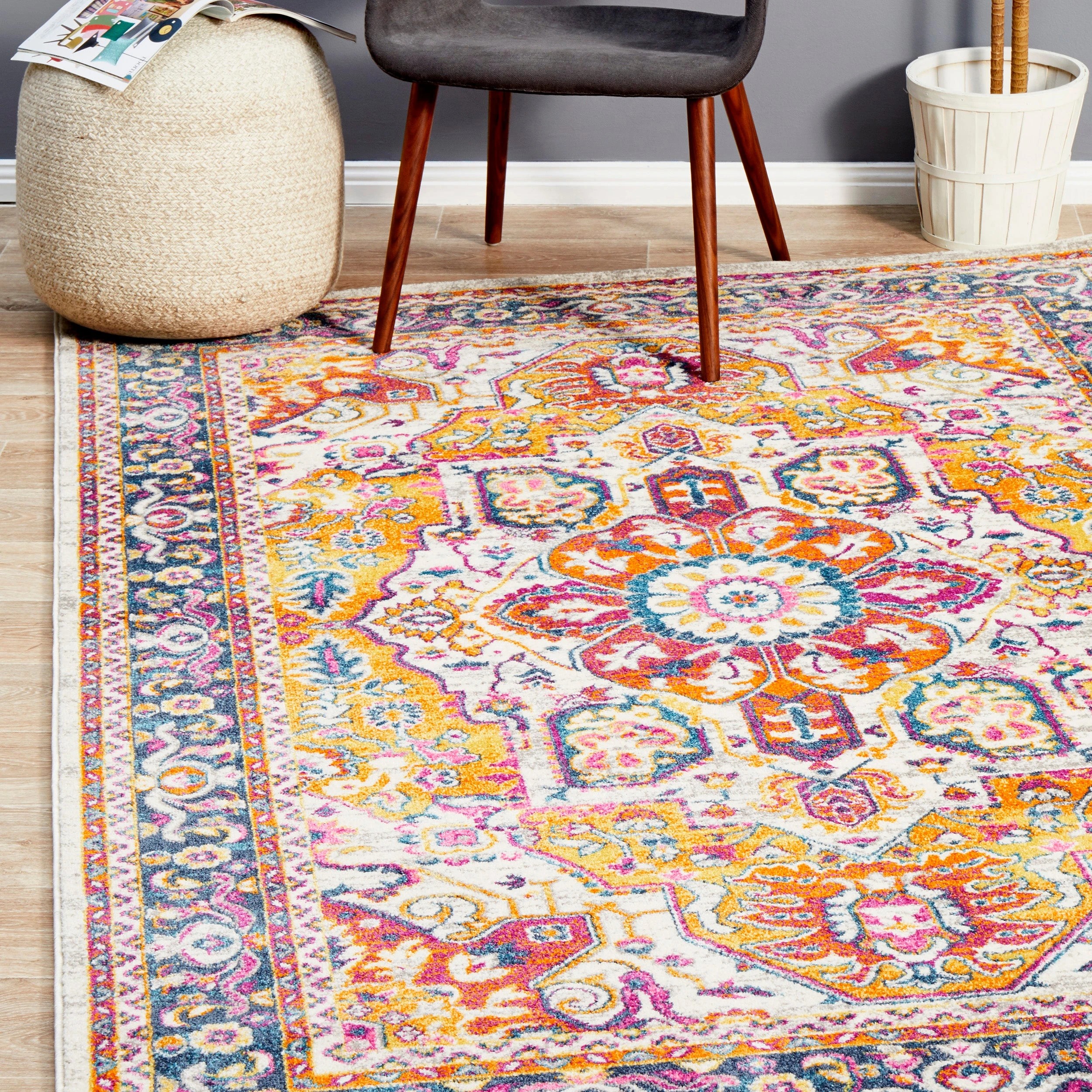 2 Common Ground Rugs Atlas 207 330x240cm - Extra Large Floor Rug - White, 2 of 7