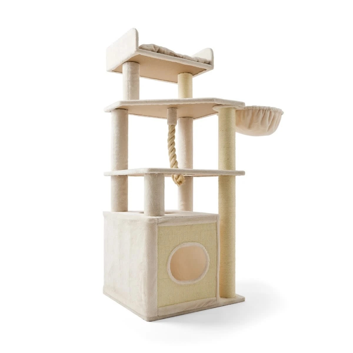 4 Cat Tower - Cream, 4 of 10