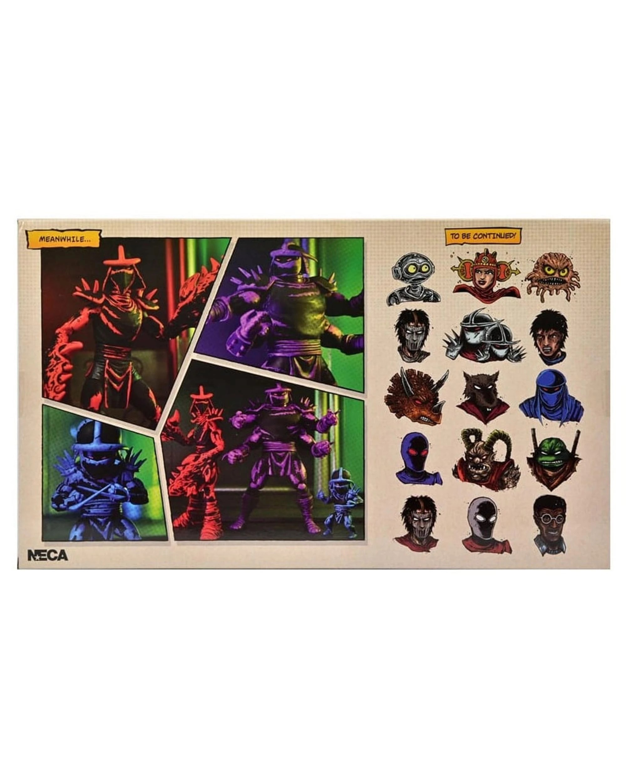 7 NECA Teenage Mutant Ninja Turtles Mirage Comics Shredder Clones 7 inch Action Figure Box Set, 7 of 7