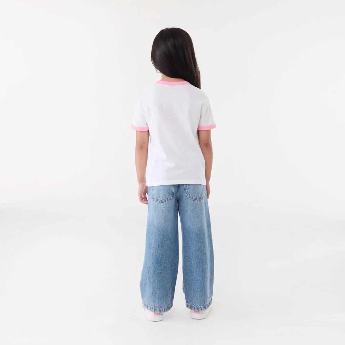 6 Ringer T-shirt SUNNY DAYS AHEAD WHITE, 6 of 6
