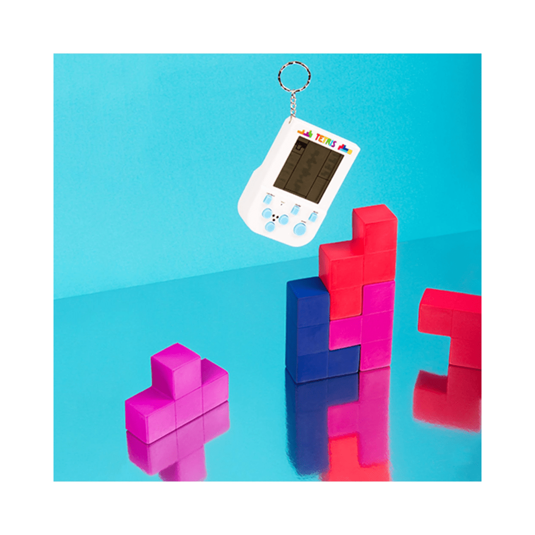 4 Fizz Creations Tetris Arcade Electronic Game Keychain, 4 of 4