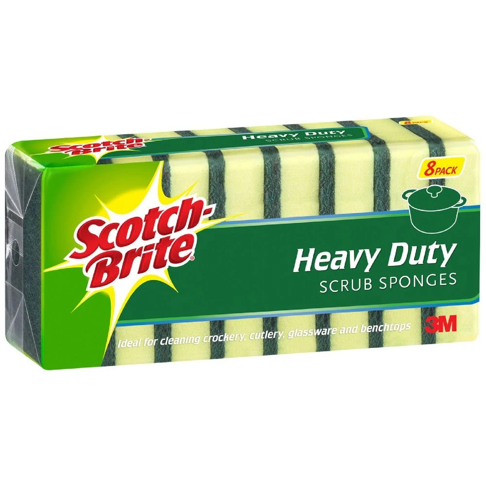 1 Scotch-Brite Heavy Duty Scourer 8 Pack, 1 of 1