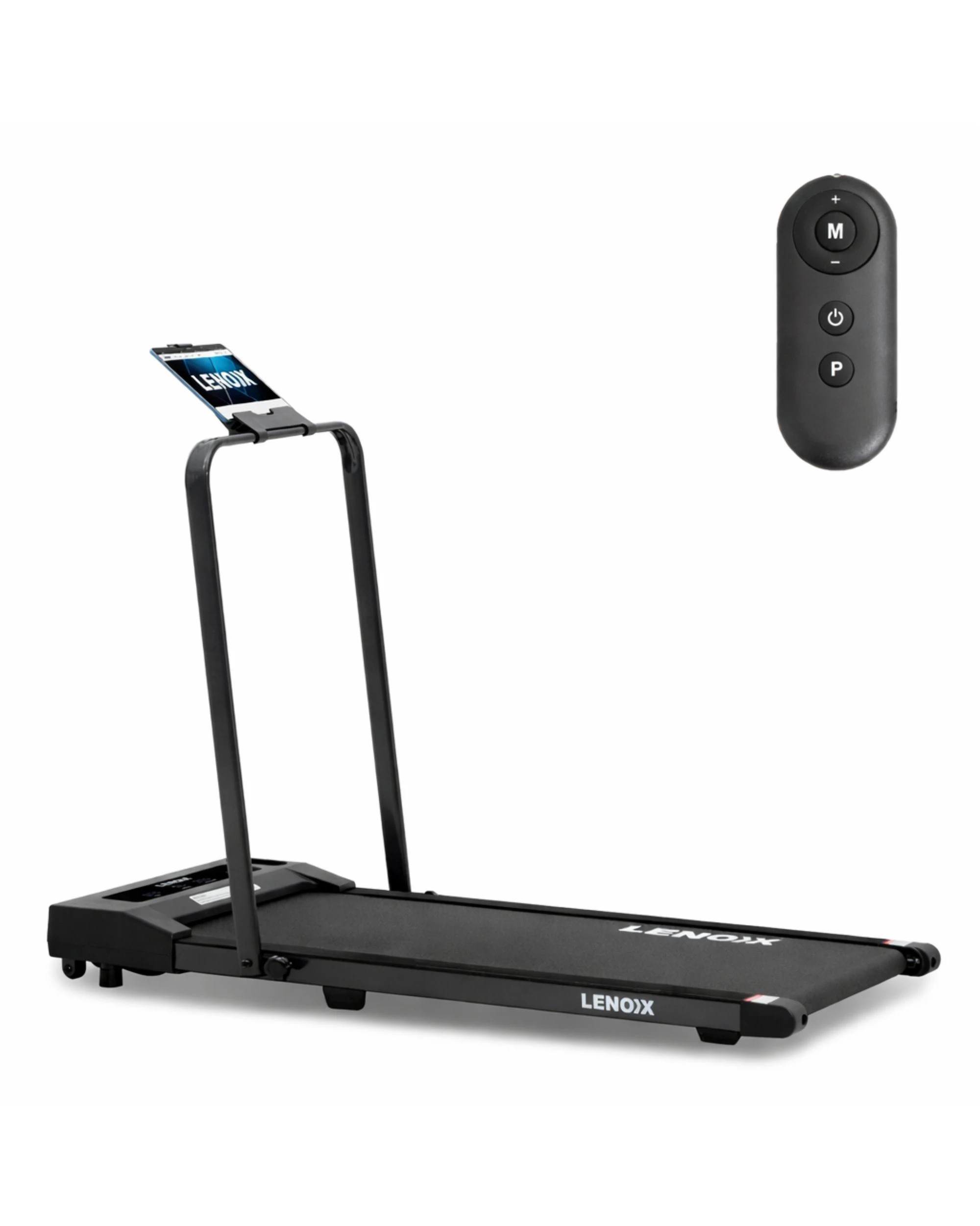 1 Lenoxx 2HP 52cm Walking Pad Treadmill w/ Remote, Foldable Handrail, and Tablet Holder, 1 of 10