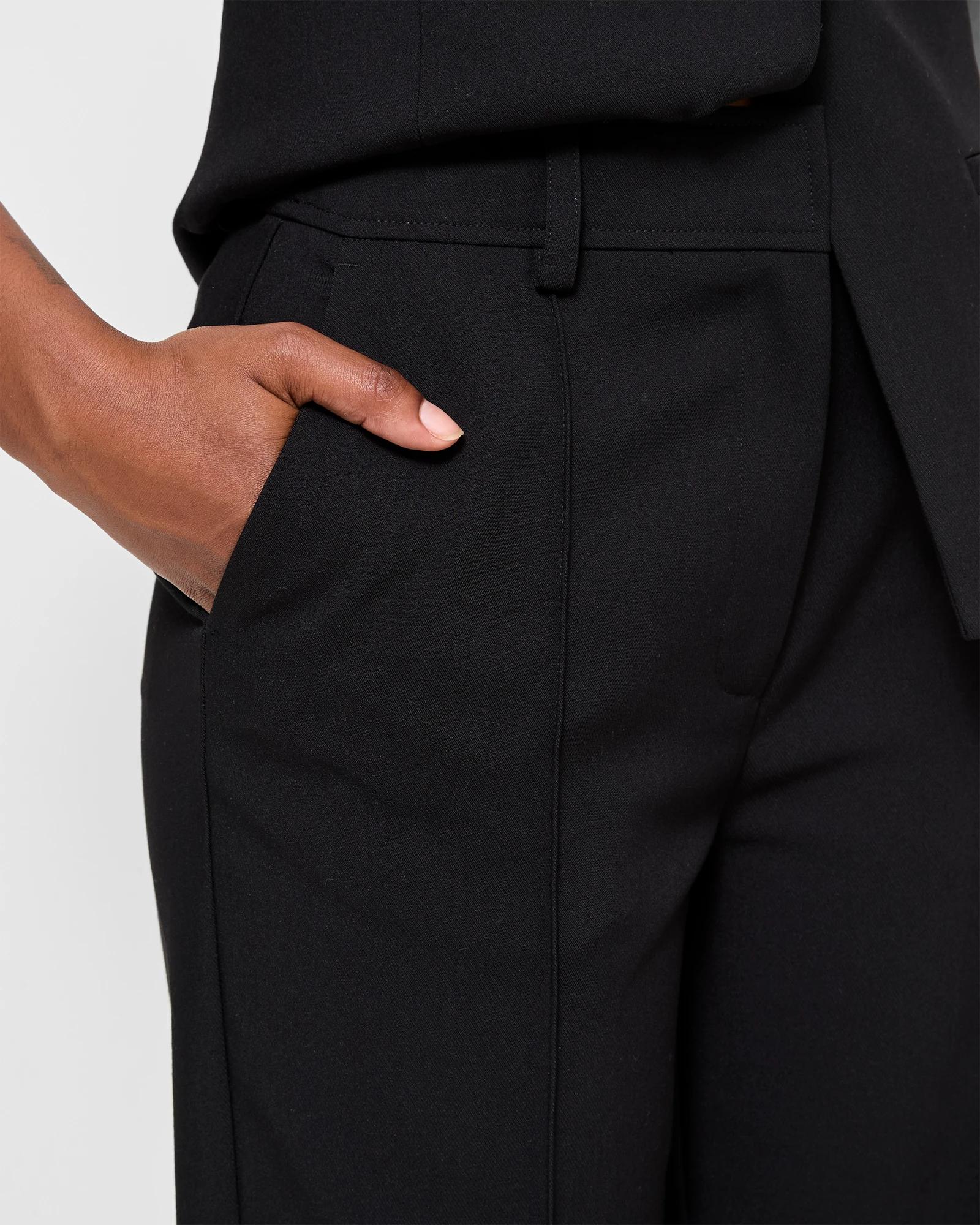 5 Target Petites Straight Leg Pintuck Pants BLACK, 5 of 5