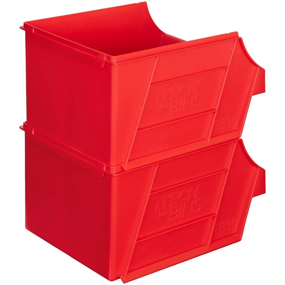 8 Wall Tech Bin 6L Red, 8 of 10