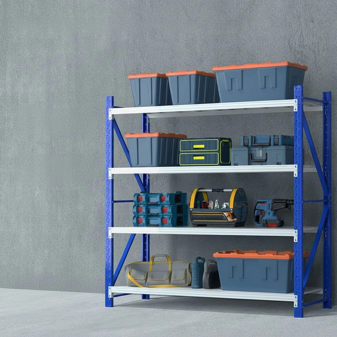 2 Giantz 4Mx2M Garage Shelving Warehouse Rack - Multi, 2 of 4