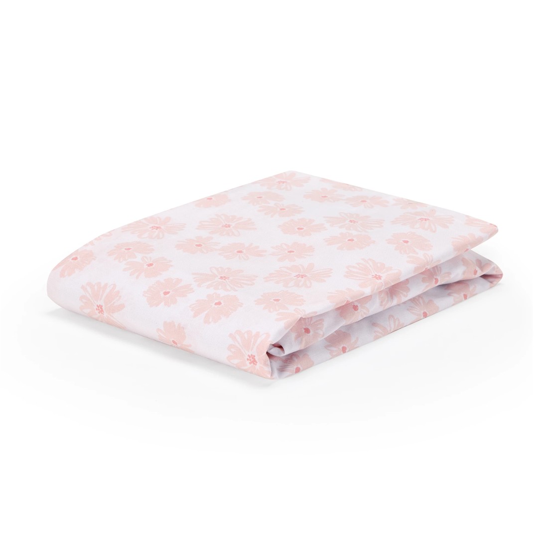 2 2 Pack Cotton Fitted Cot Sheets - Pink and Scribble Daisy, 2 of 6