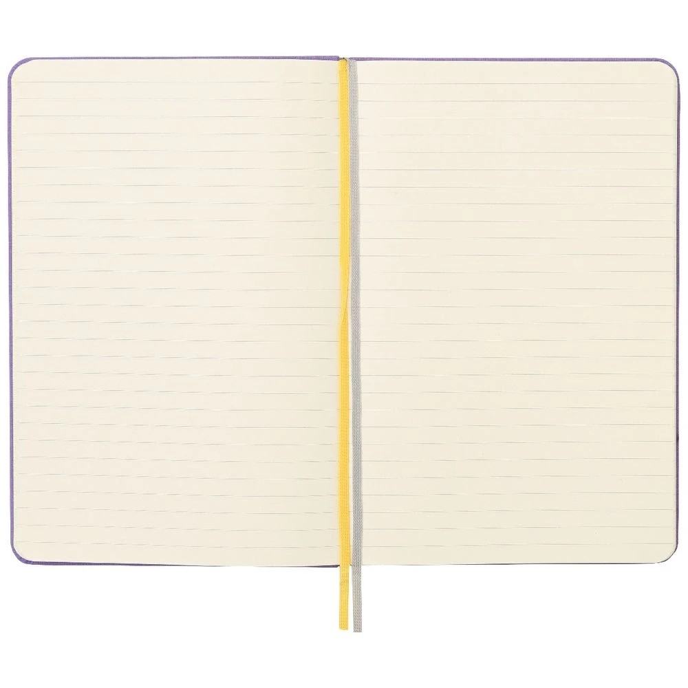 4 Modena A5 Linen Ruled Notebook Lilac, 4 of 5