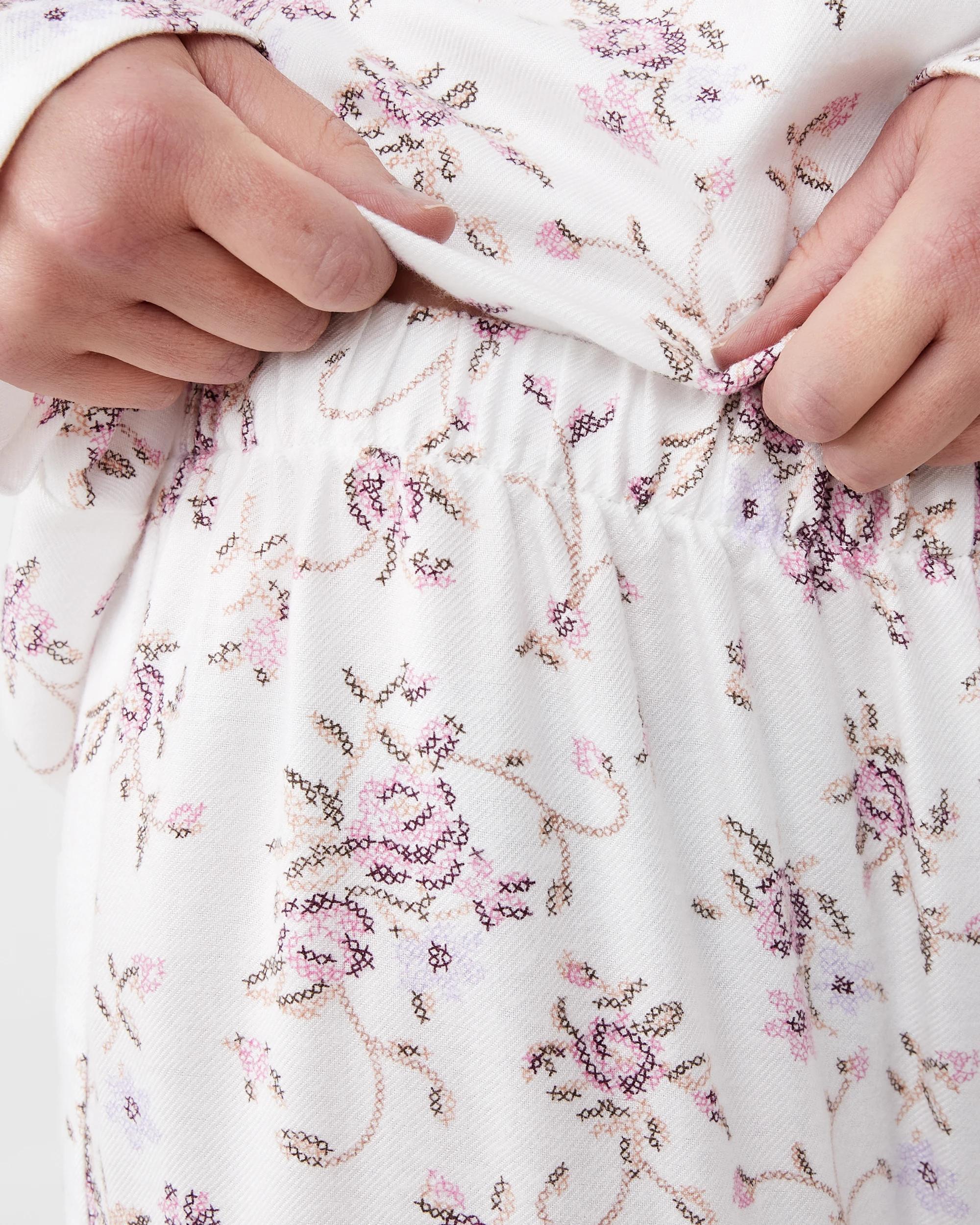 7 Classic Flannel Pyjama Set Stitch Frl, 7 of 8