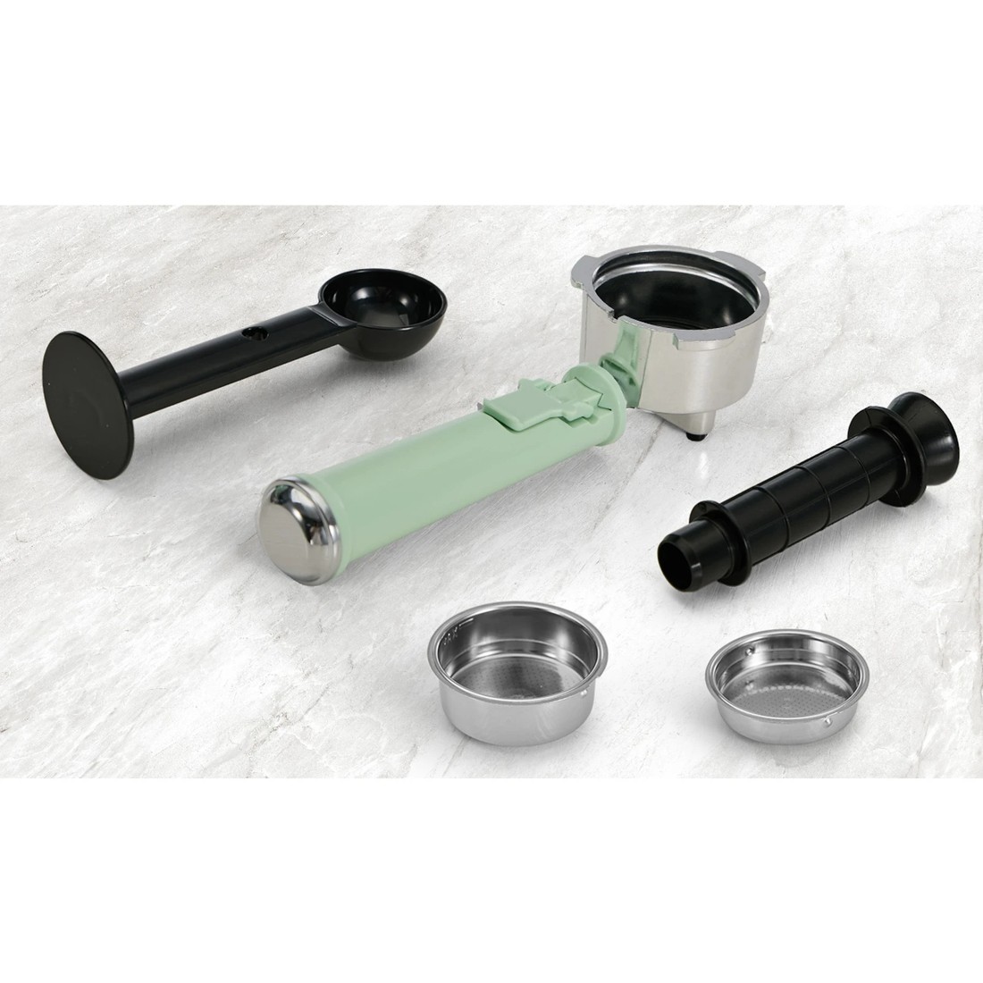 5 Vevare Espresso Coffee Machine Latter Cappuccino Maker 19 Bar Milk Frother - Green, 5 of 8