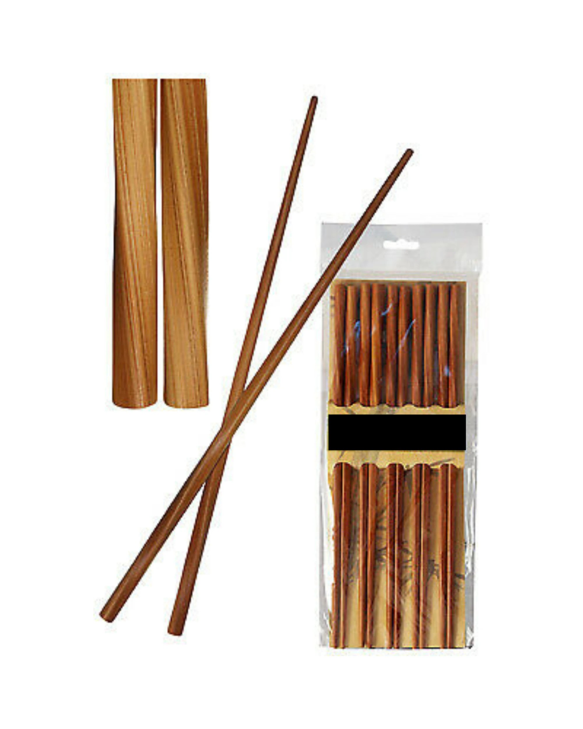 3 BR Home Wooden Chopsticks - Set of 20 Pairs for Asian Dining and Weddings, 3 of 5