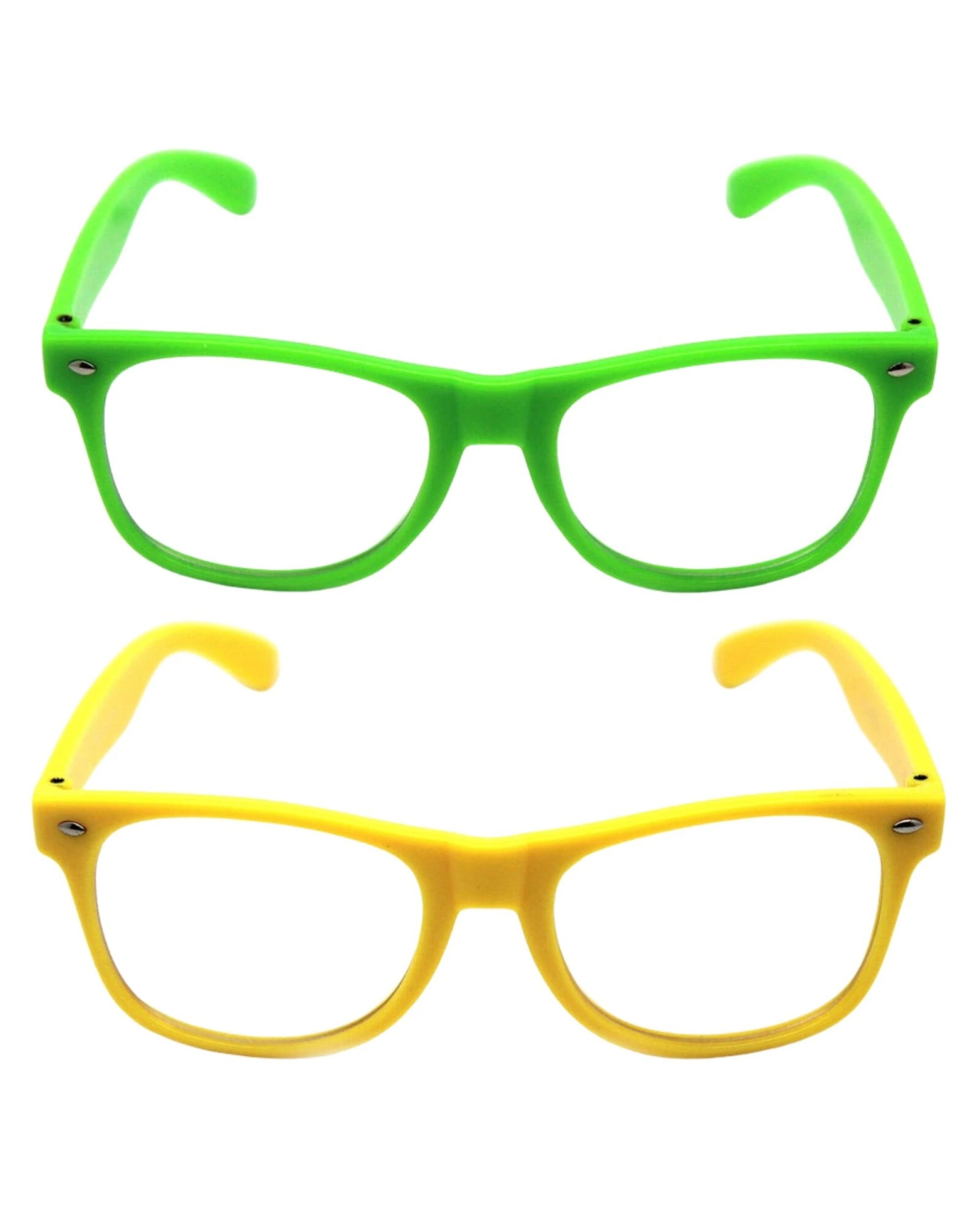 1 BR Costumes Party Glasses Set with Clear Lenses for 80s-Themed Celebrations, 1 of 4