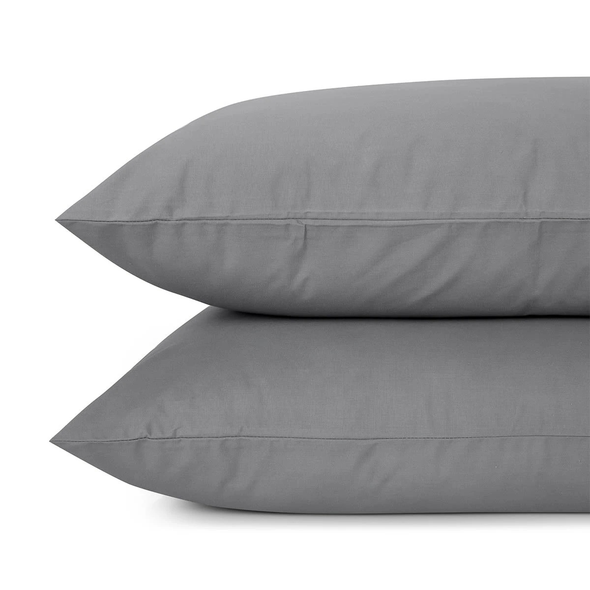 2 225 Thread Count Cotton Rich Sheet Set - Queen Bed, Grey, 2 of 6