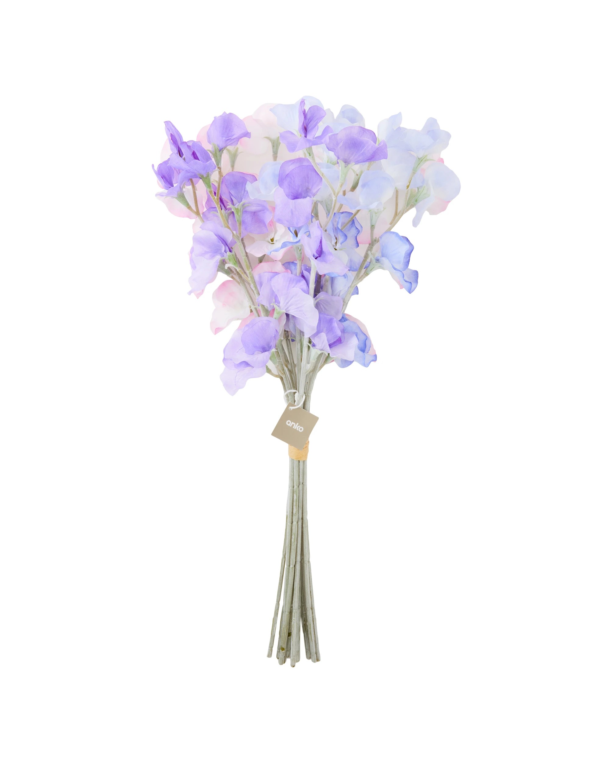 4 Artificial Sweet Pea Pastel Bunch, 4 of 4