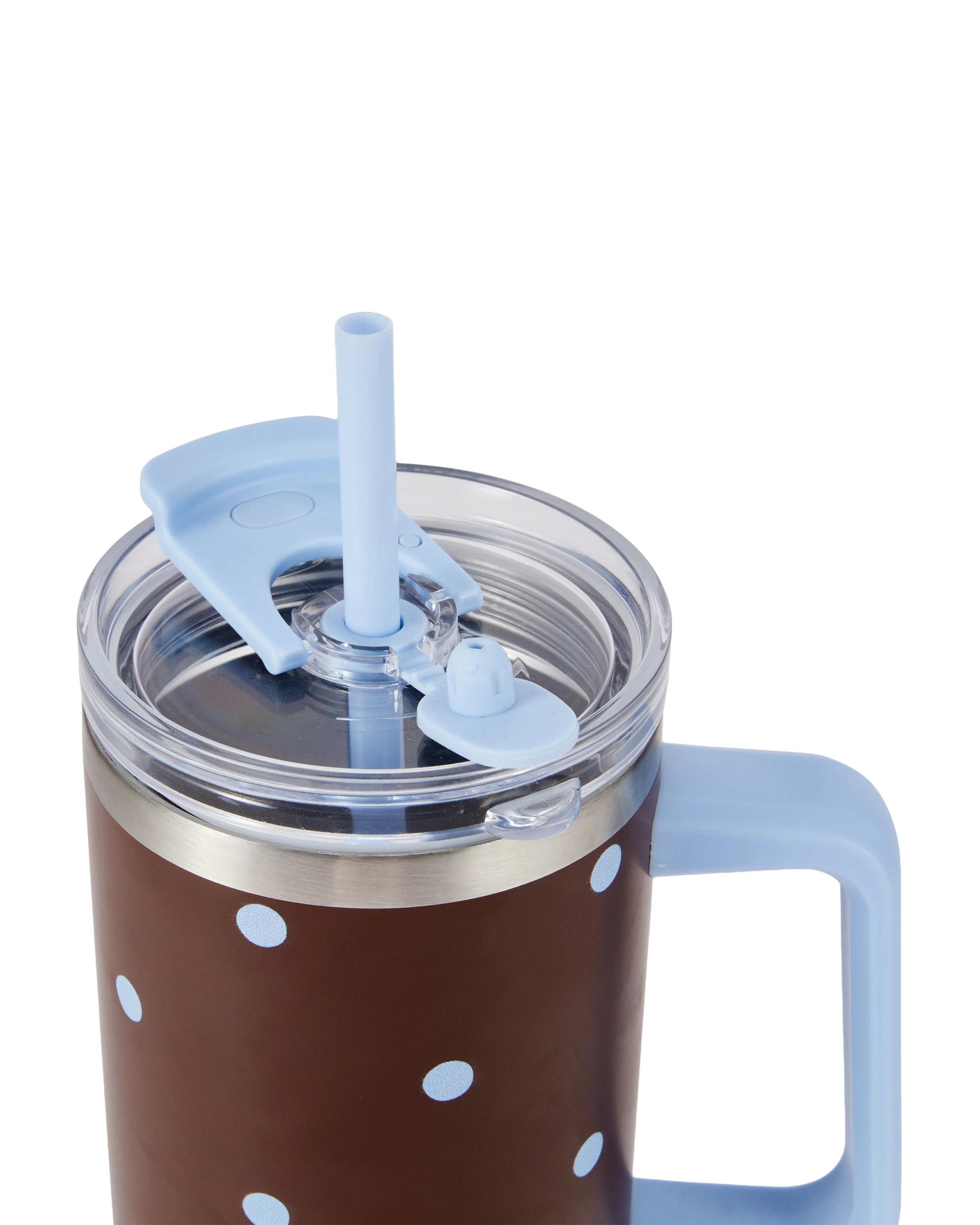 2 1.18L Jumbo Tumbler with Handle - Brown, 2 of 7