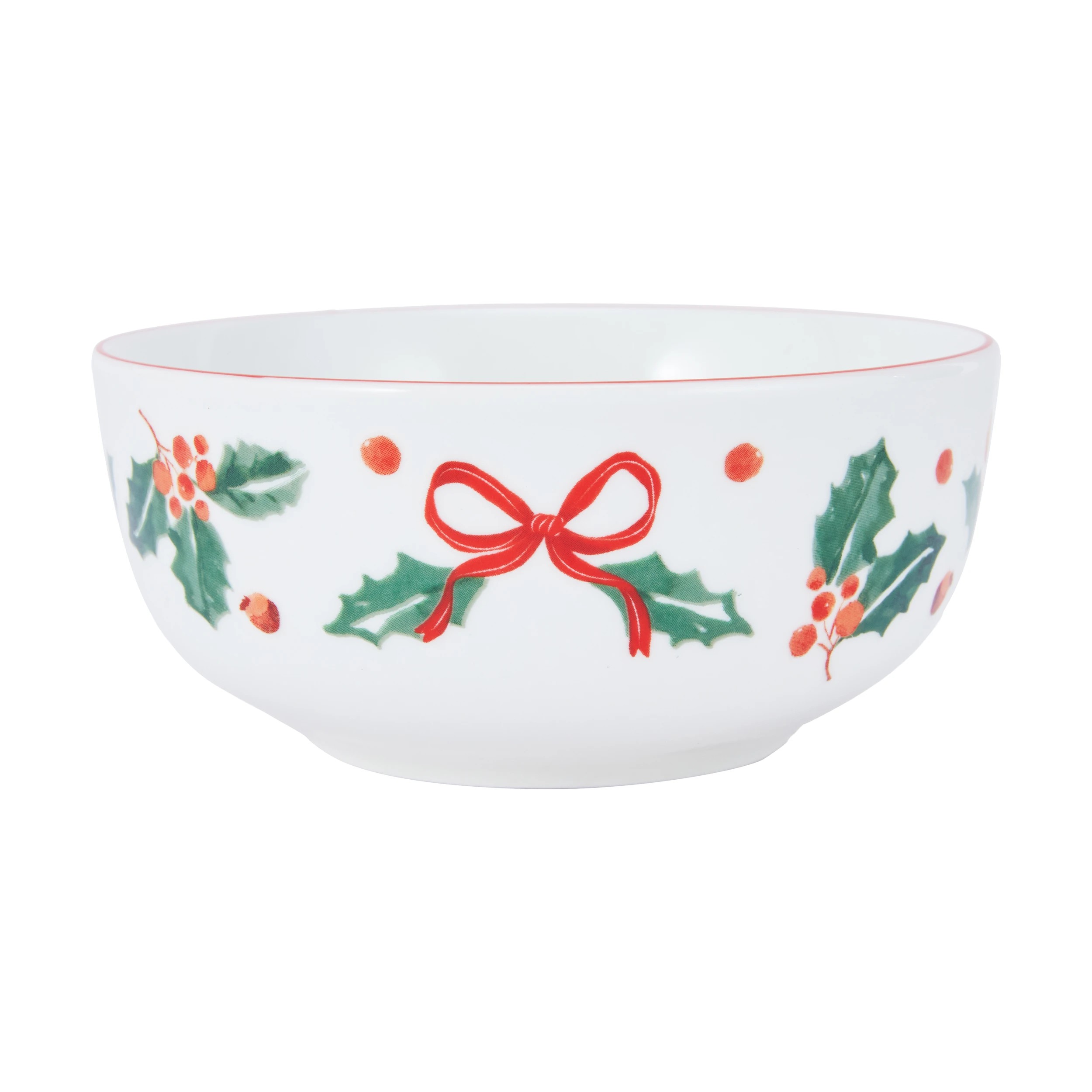 4 12 Piece Traditional Holly Dinner Set, 4 of 7