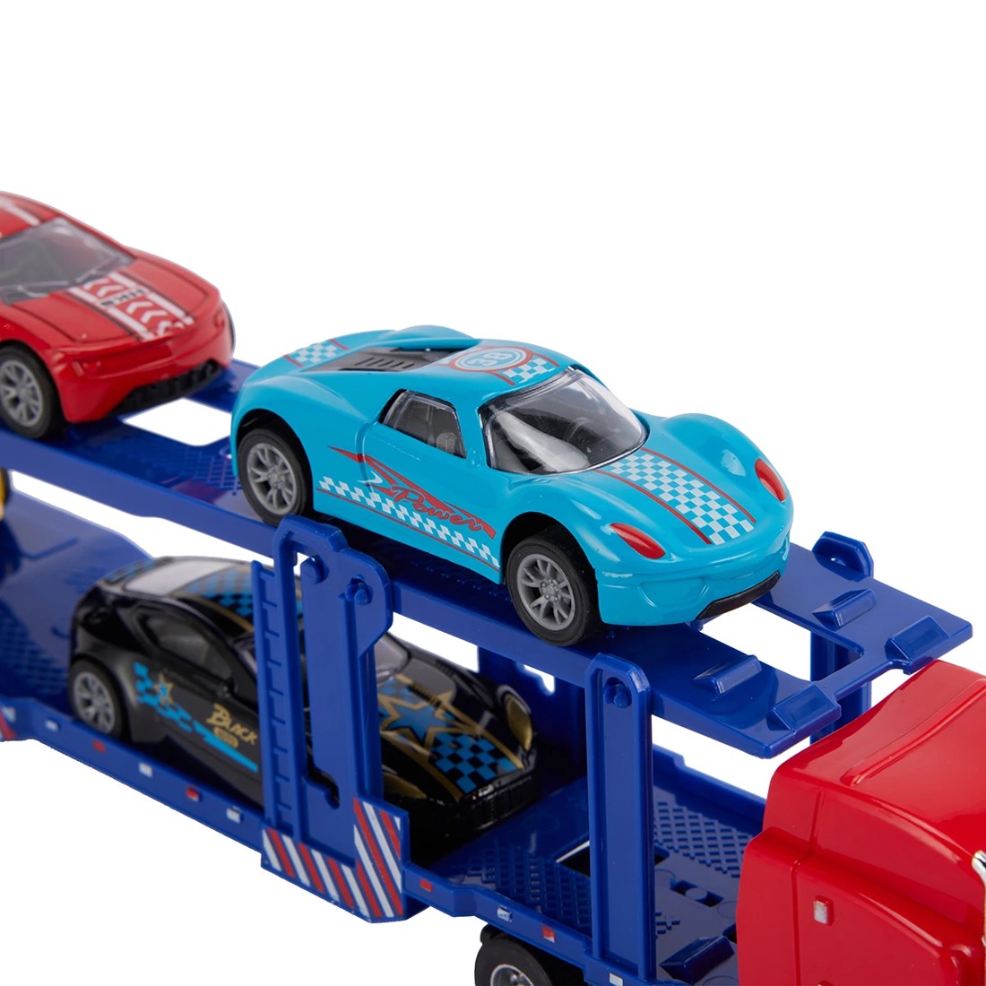 9 Diecast Racing Transporter Set, 9 of 10