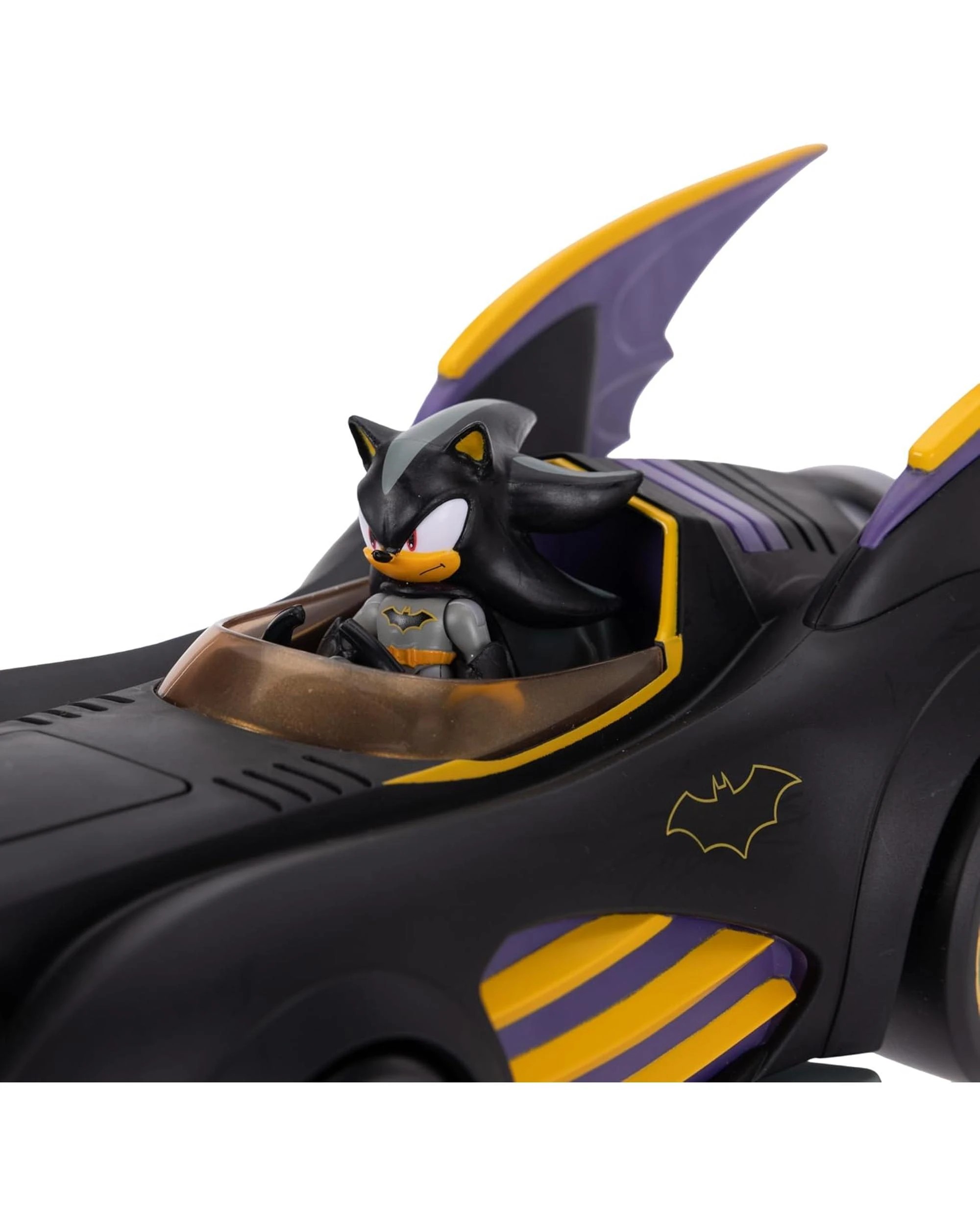 4 Sonic The Hedgehog X DC Shadow as Batman 5 inch Figure with Batmobile, 4 of 6