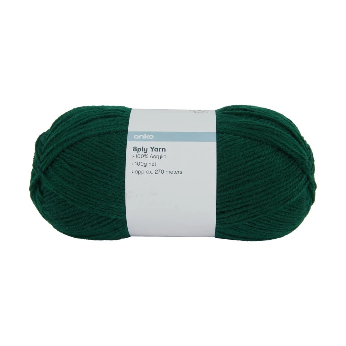 1 8 Ply Yarn - Dark Green, 1 of 2