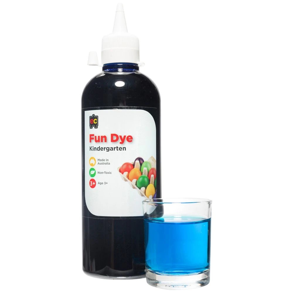 1 Educational Colours Kindergarten Liquid Fun Dye 500mL Blue, 1 of 1