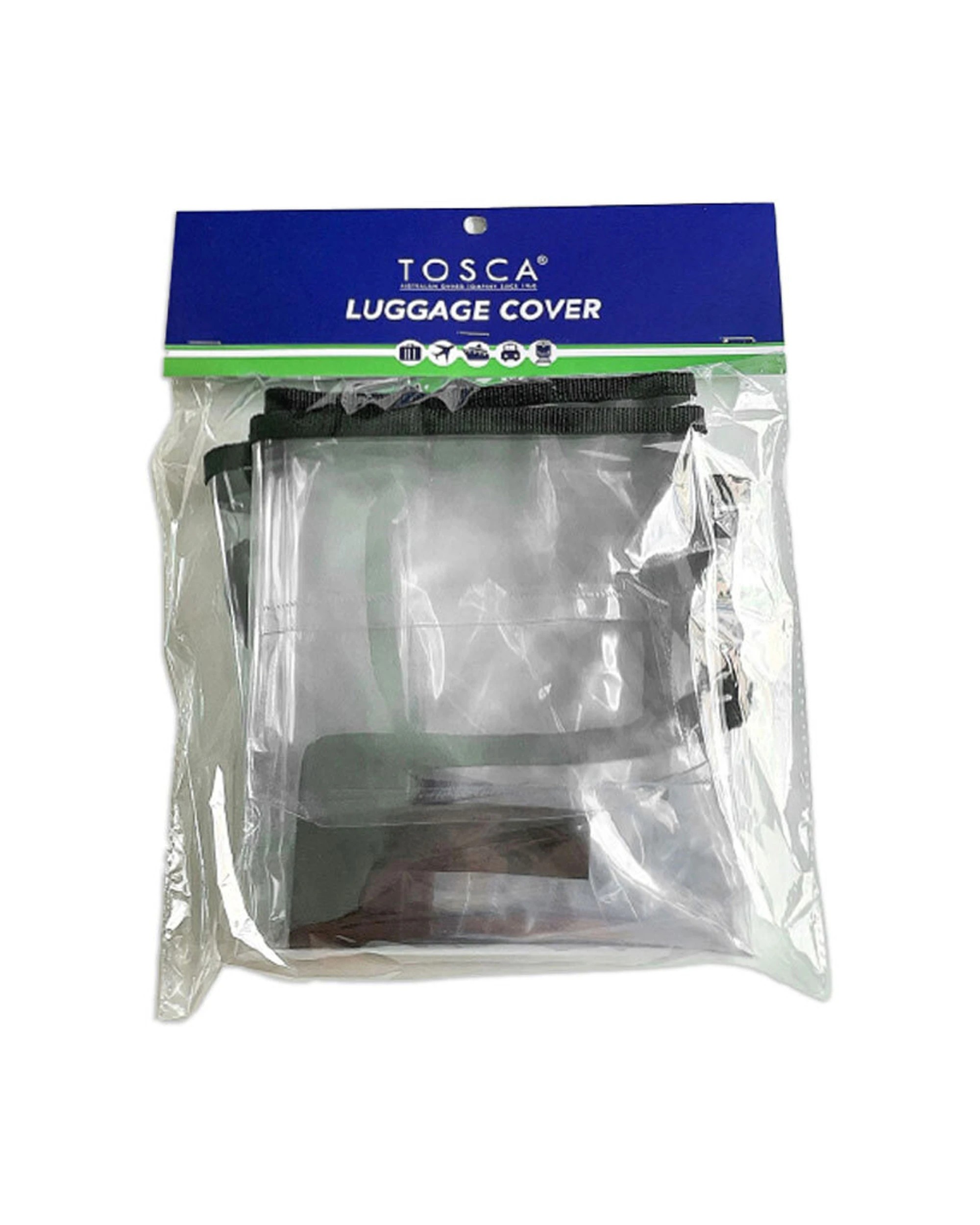 2 Tosca 2Pk Luggage Protection Suitcase Cover Xl Weather Resistant - Clear, 2 of 2