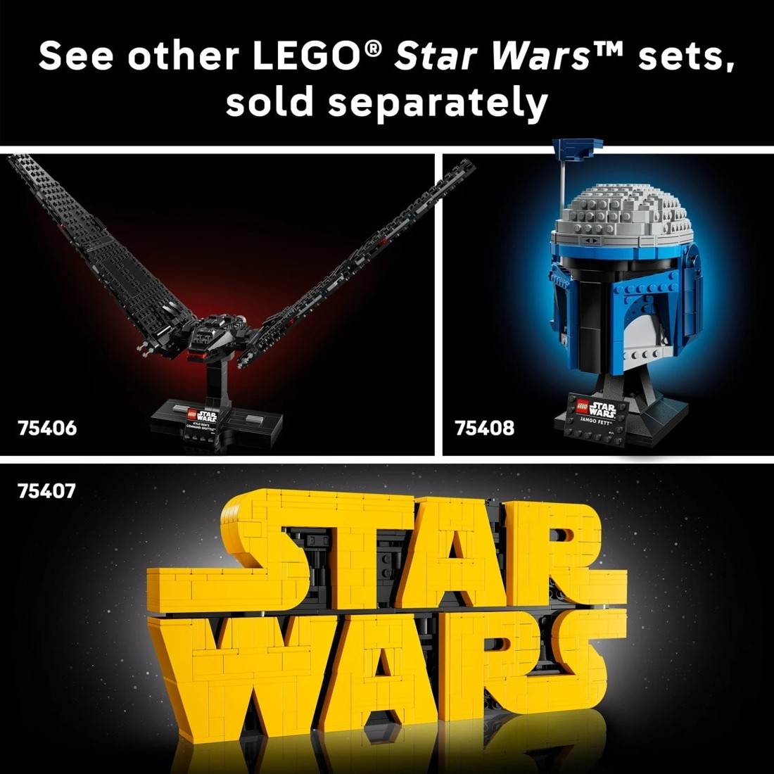 9 LEGO Star Wars Jango Fett Helmet 75408, 9 of 11