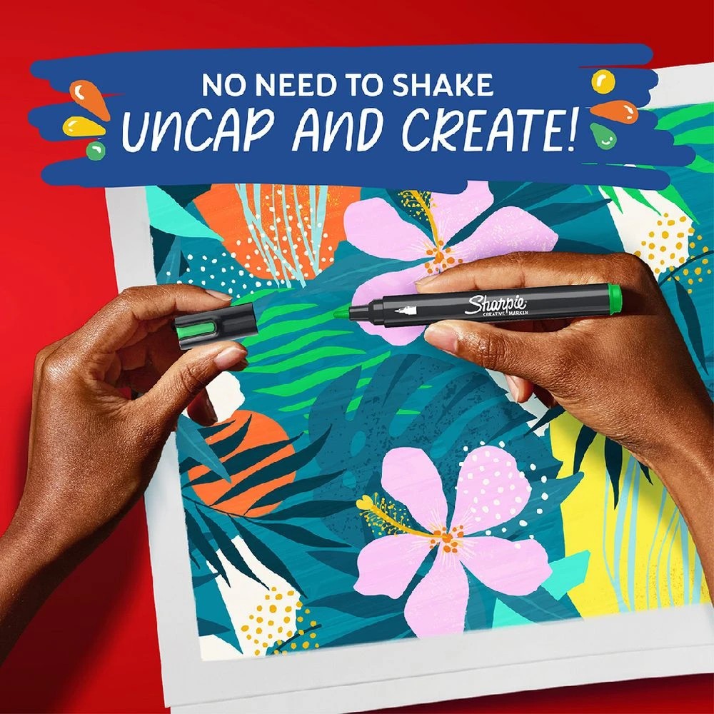 10 Sharpie Creative Acrylic Bullet Markers 12 Pack, 10 of 10