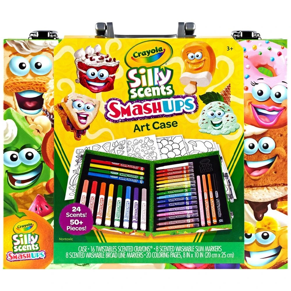 1 Crayola Silly Scents Smash Ups Art Case, 1 of 2