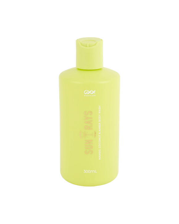 OXX Bodycare Sun Rays Summer Solstice Body Wash 300ml - Mango, Coconut and Amber