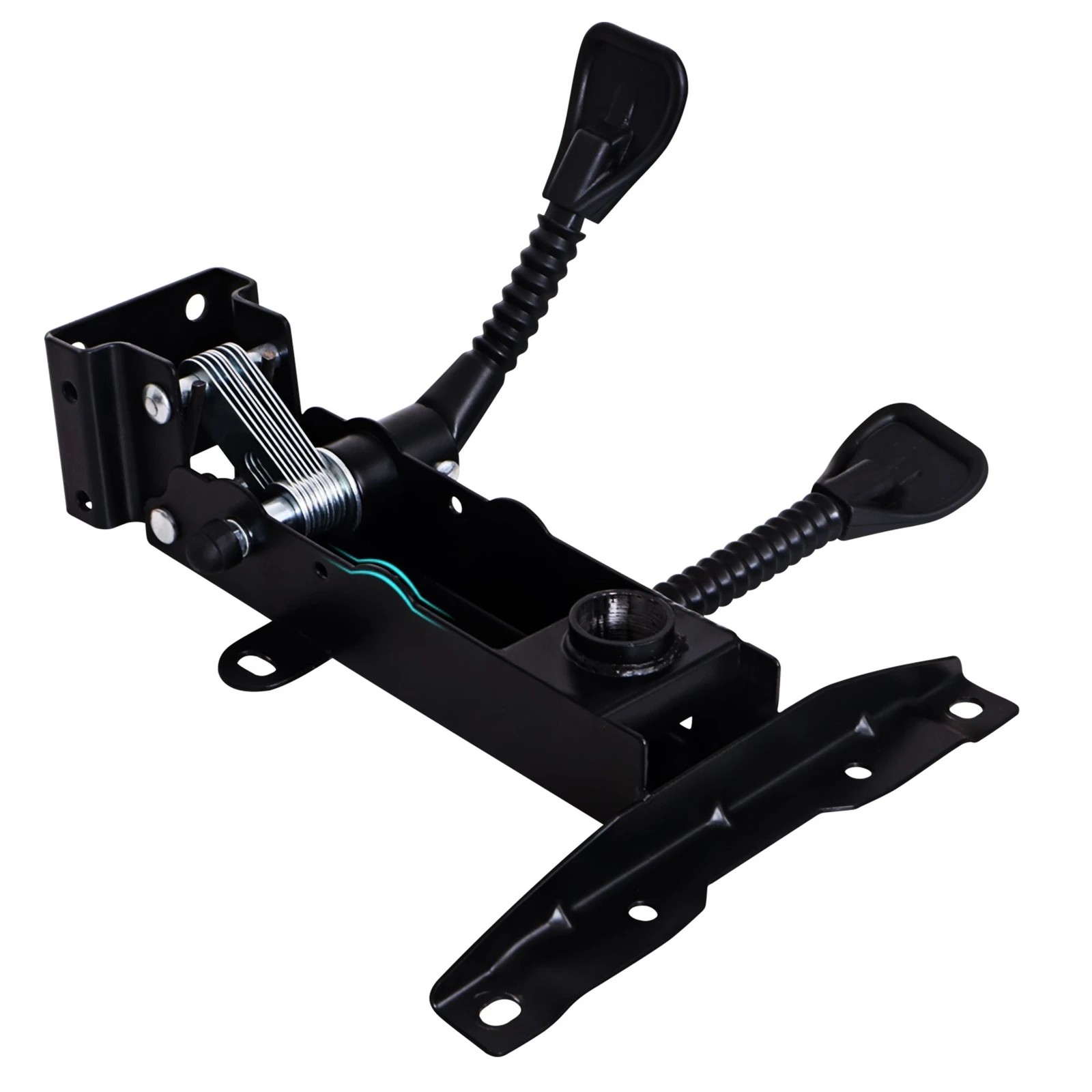 6 Alfordson Gaming Chair Office Executive Racing Footrest Seat PU Leather - Cyan, 6 of 10