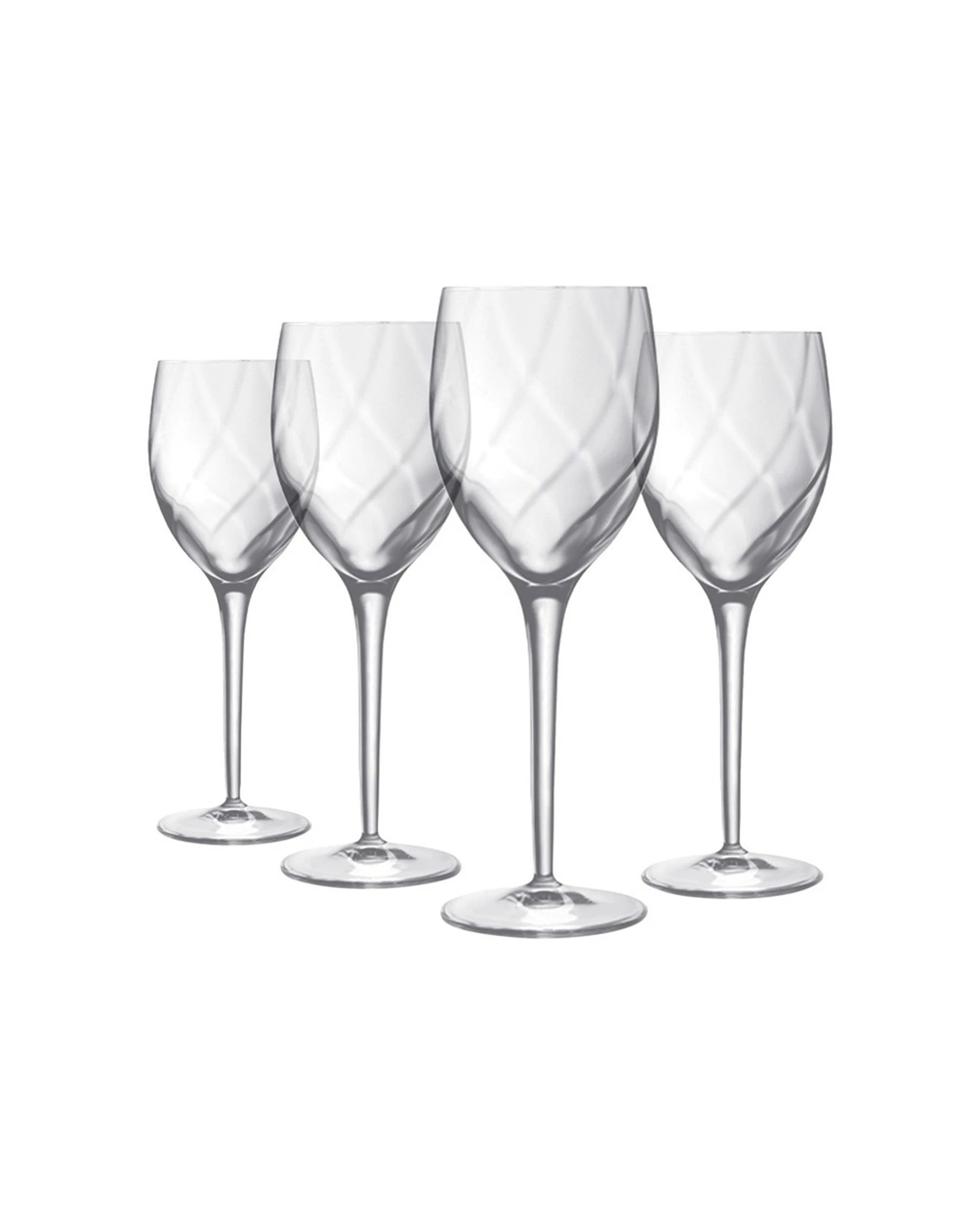 1 Luigi Bormioli 4pc Canaletto Grand Vini Wine Glasses Set 375ml - Clear, 1 of 4