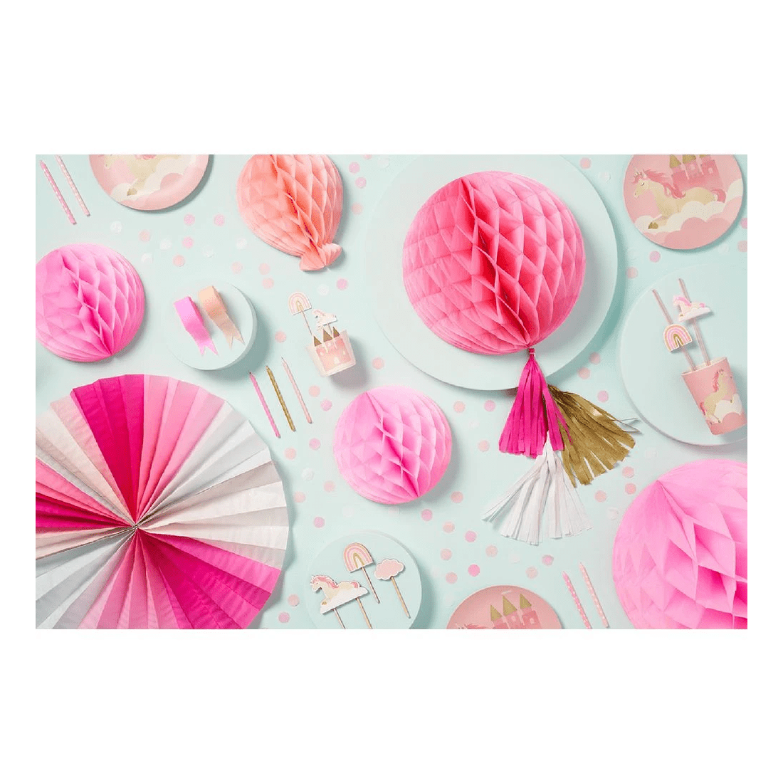 3 Otto Unicorn Paper Food Trays 8 Pack, 3 of 4