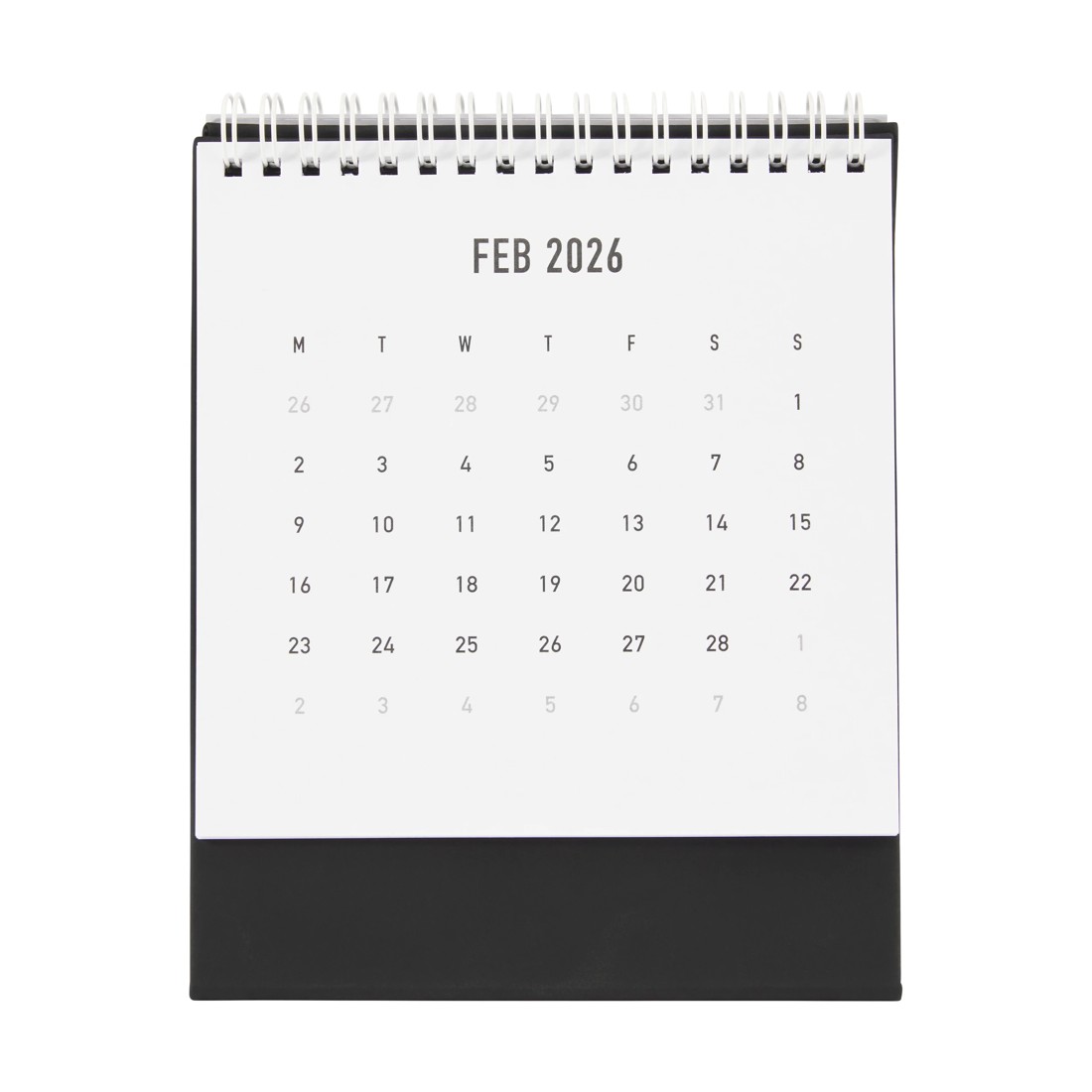 3 2026 Desk Black Calendar, 3 of 5
