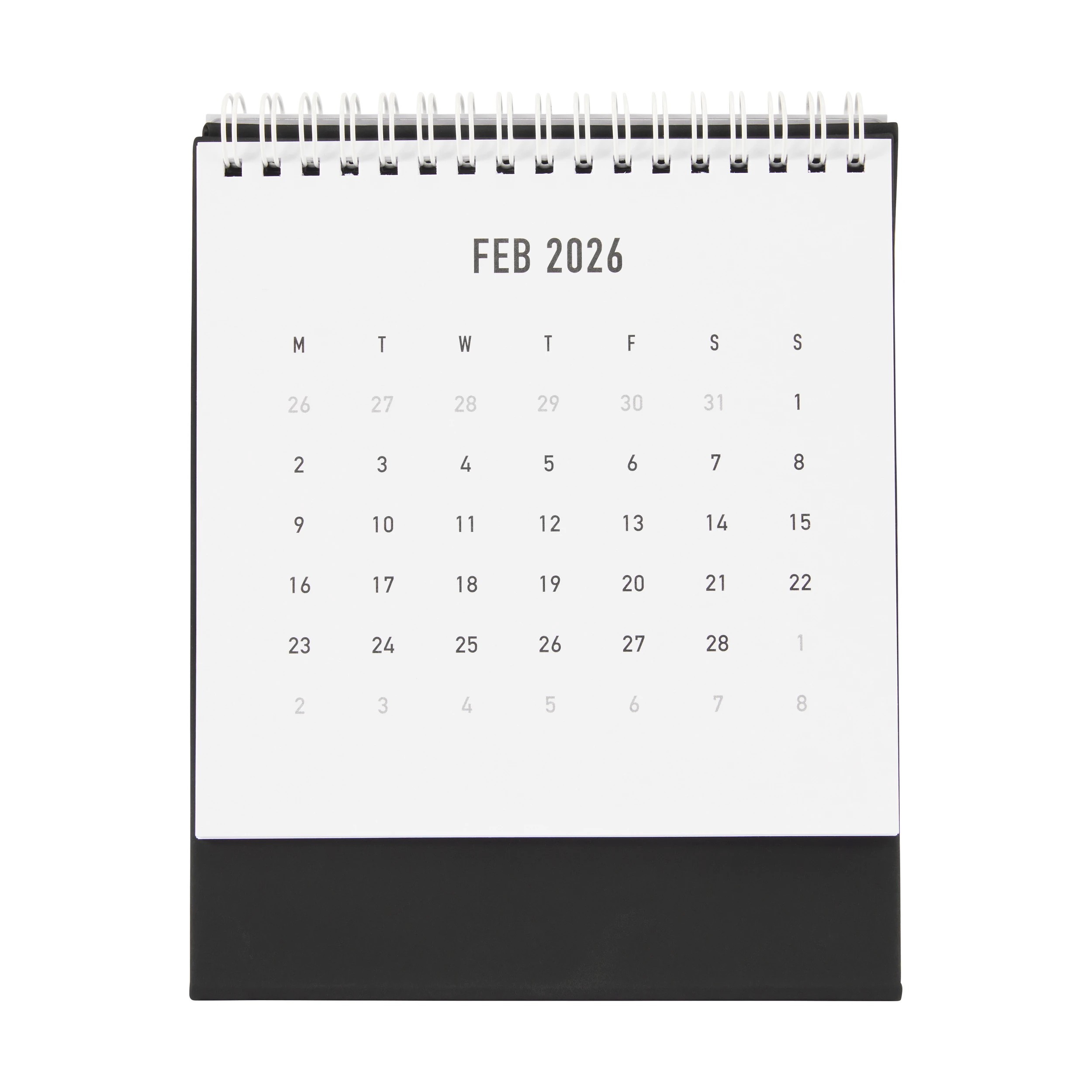 3 2026 Desk Black Calendar, 3 of 5