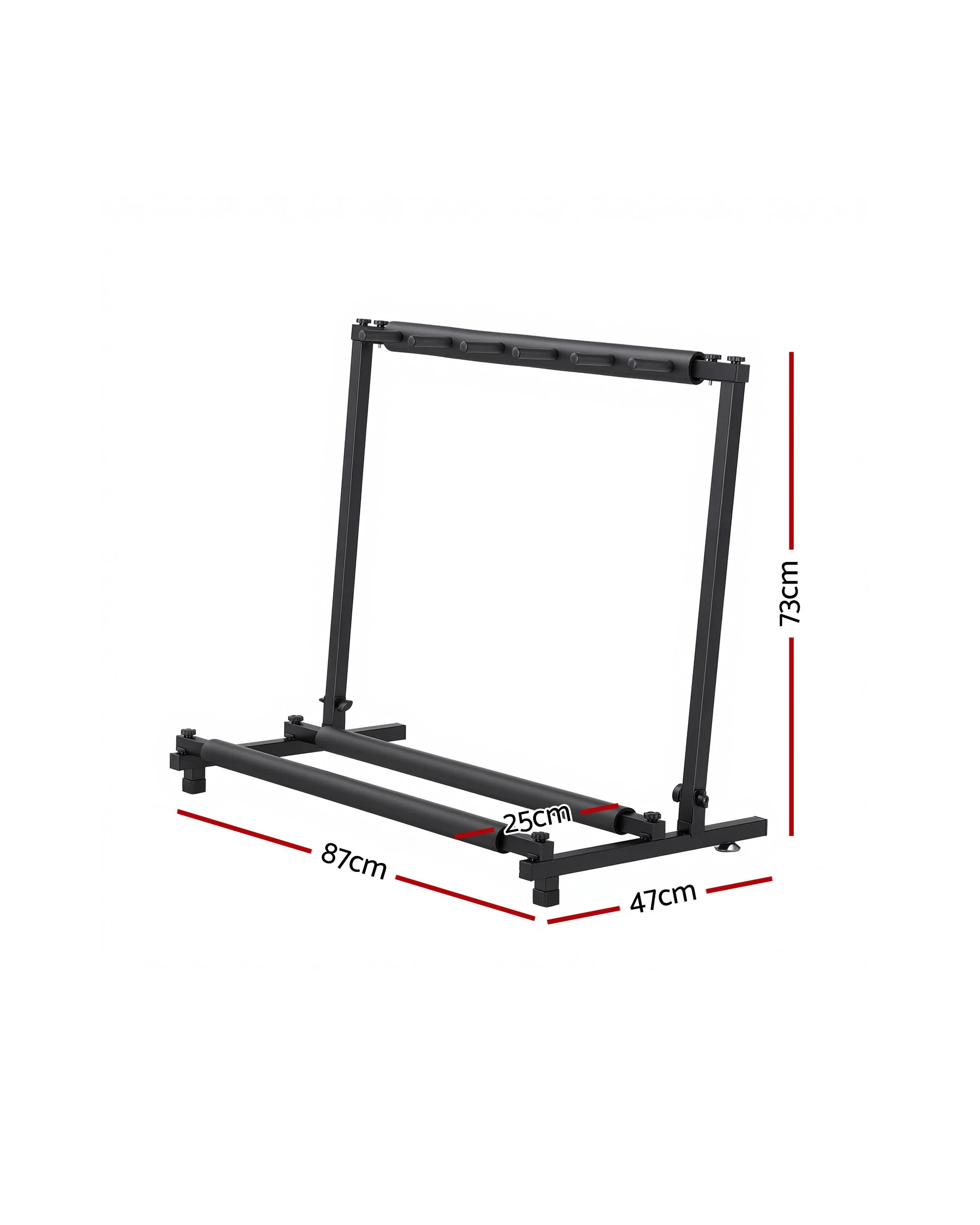 2 Alpha 5 Space Folding Guitar Stand Rack Holder Display - Black, 2 of 7