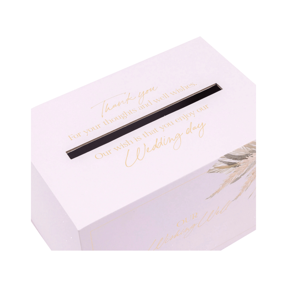 6 Splosh Floral Wedding/engagement Party Our Wishing Well Box W/ Slot 30x20cm
 - Pink, 6 of 9