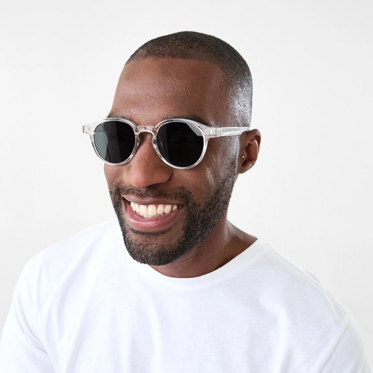 5 Clear Frame Sunglasses Clear, 5 of 6