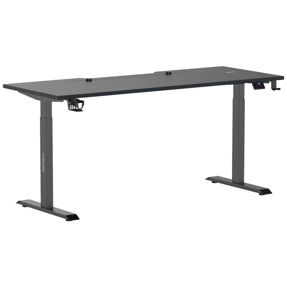 1 Typhoon Strike Electric Sit Stand Gaming Desk 1800mm Black Desks, Tables and Workstations, 1 of 10