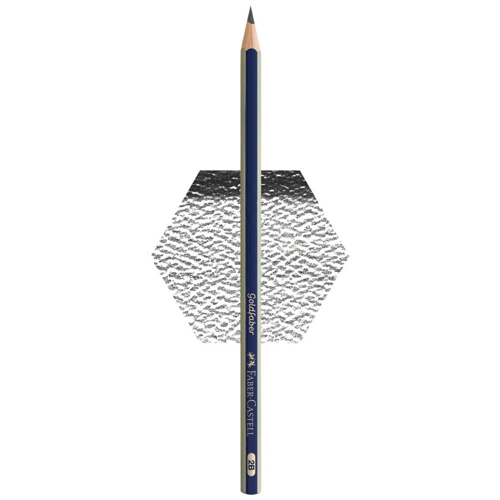 3 Faber-Castell Goldfaber Graphite Pencil 2B, 3 of 5