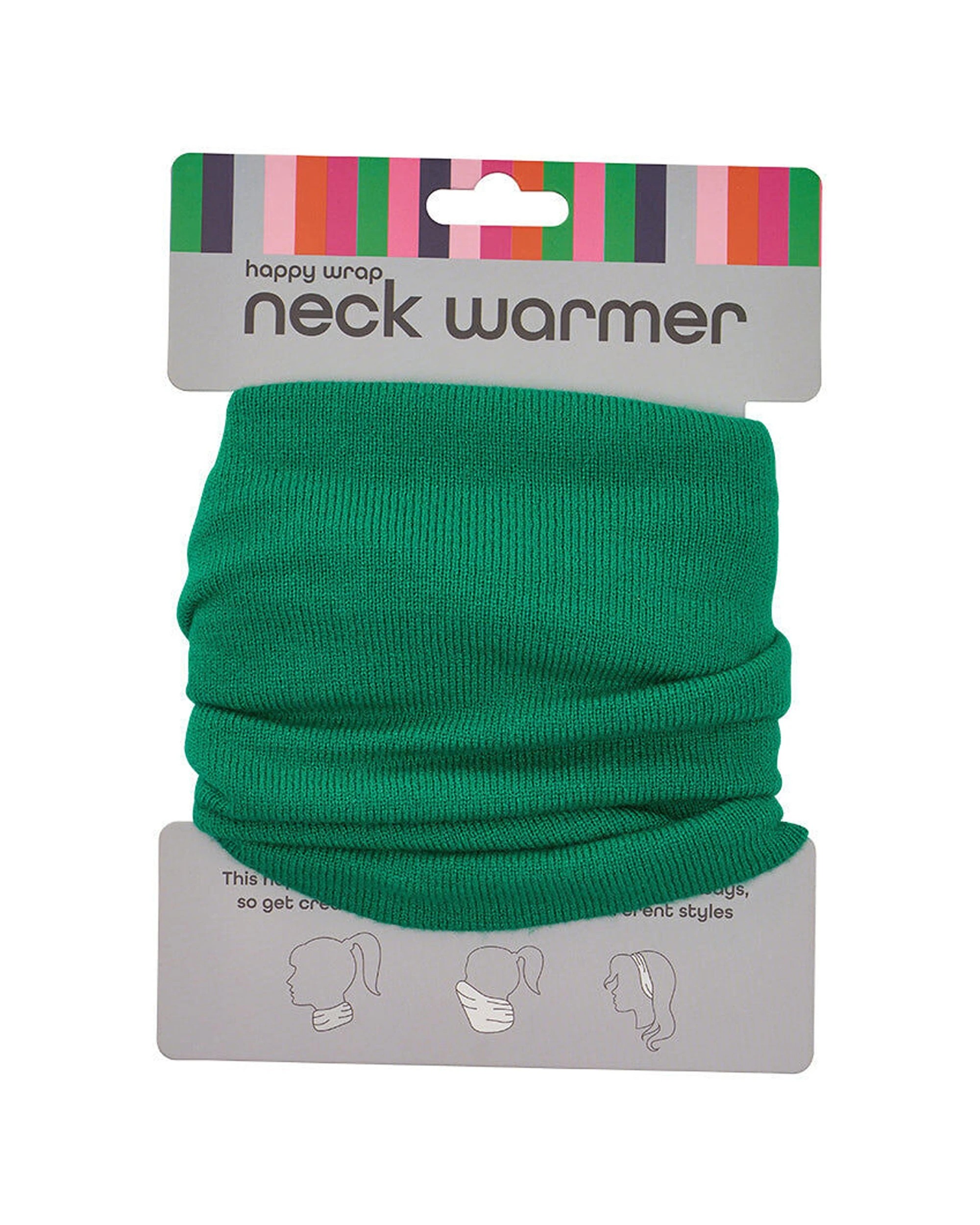 1 Annabel Trends Happywrap Neck Warmer Travel Accessory One Size Multipurpose - Green, 1 of 6