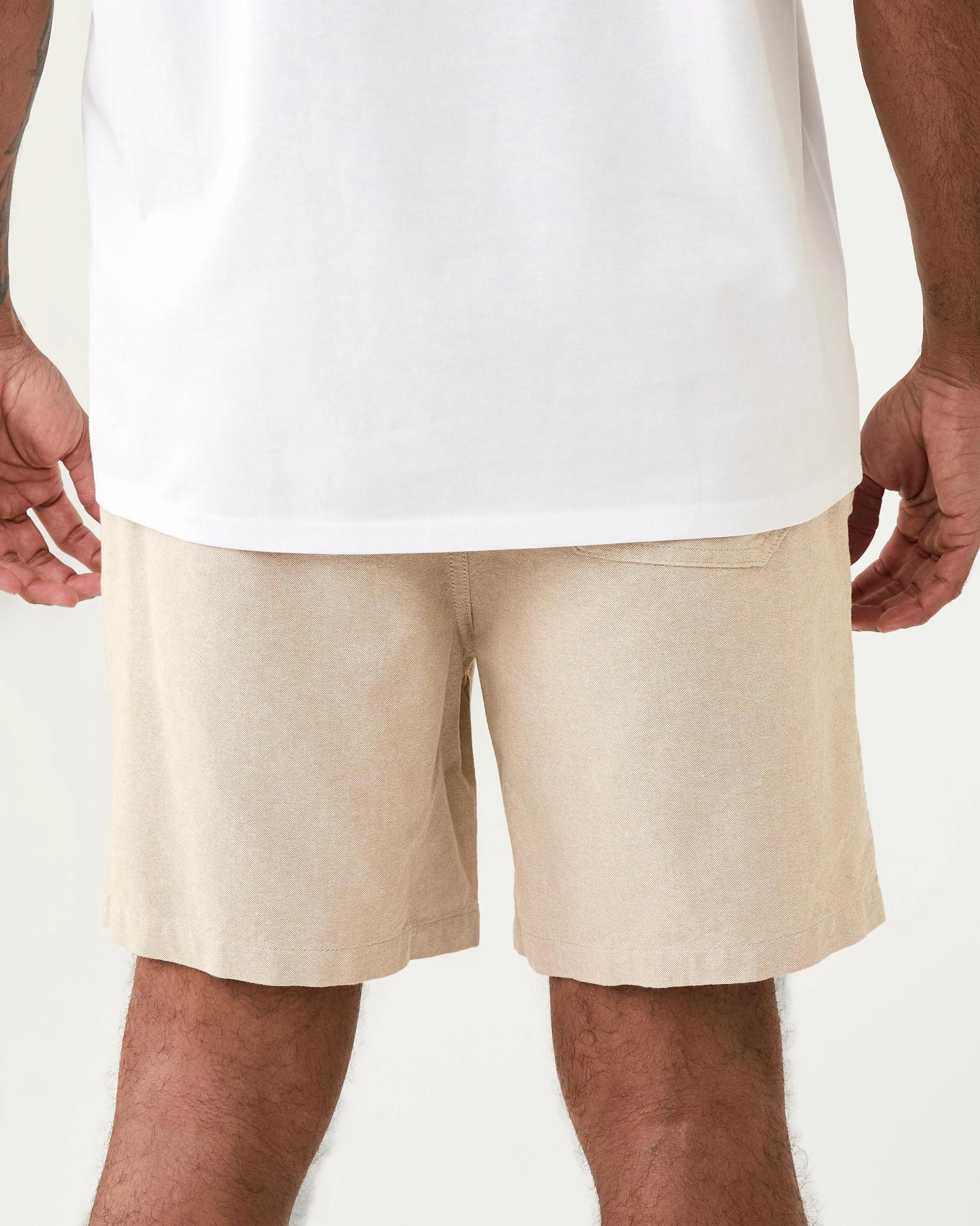 3 Elastic Waist Textured Volley Shorts Bge Elmwd, 3 of 7