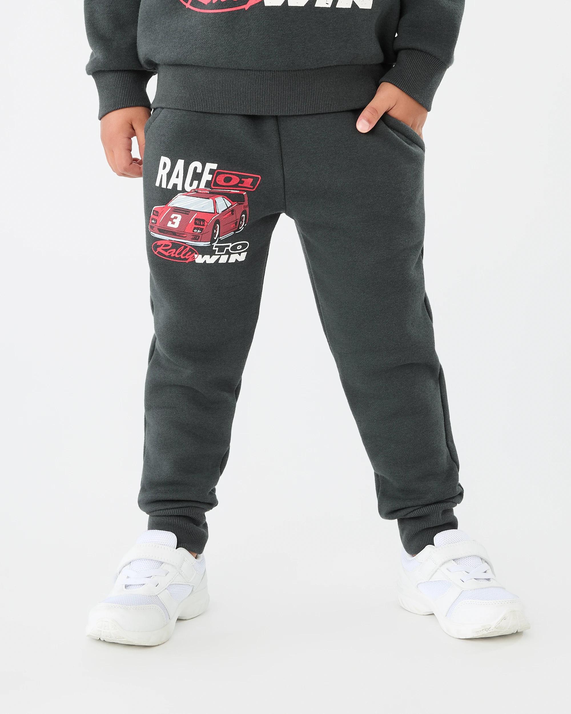 1 Print Trackpants Gry Car, 1 of 5