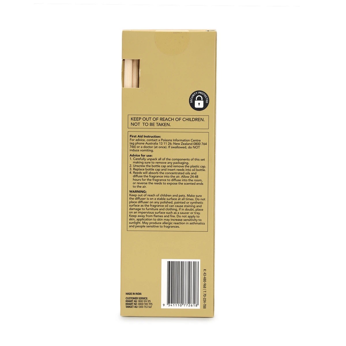 6 Aroma Uplift Lemongrass & Ginger Essential Oil Blend Liquid Reed Diffuser 130ml, 6 of 7
